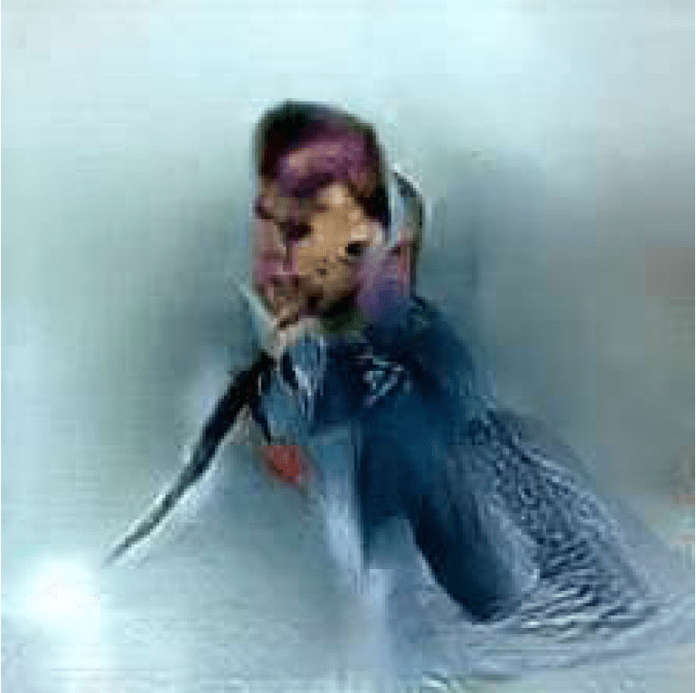 Pierre Huyghe Annlee – UUmwelt, 2018-2024 Deep image reconstruction, generated in real time, face recog­nition, sensors, brain wave sound Edition...