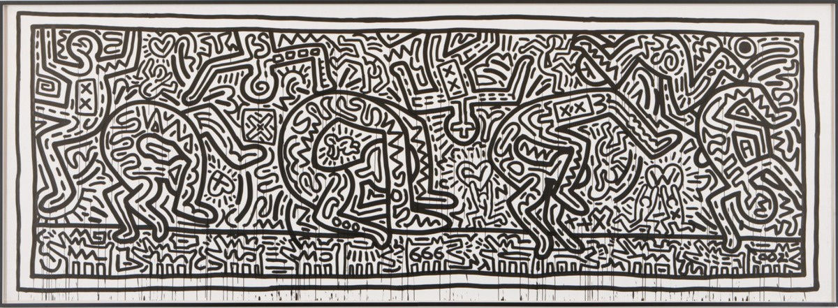 Untitled (Acrobats) Keith Haring