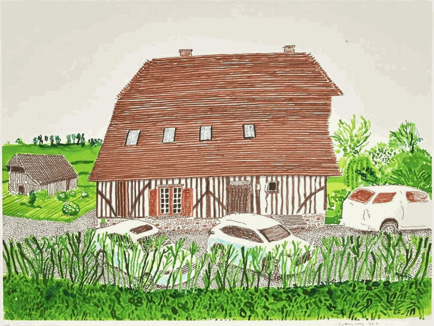 David Hockney Print for sale