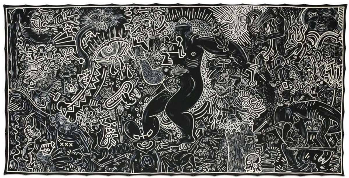 Untitled, 1986 Keith Haring most expensive paintings