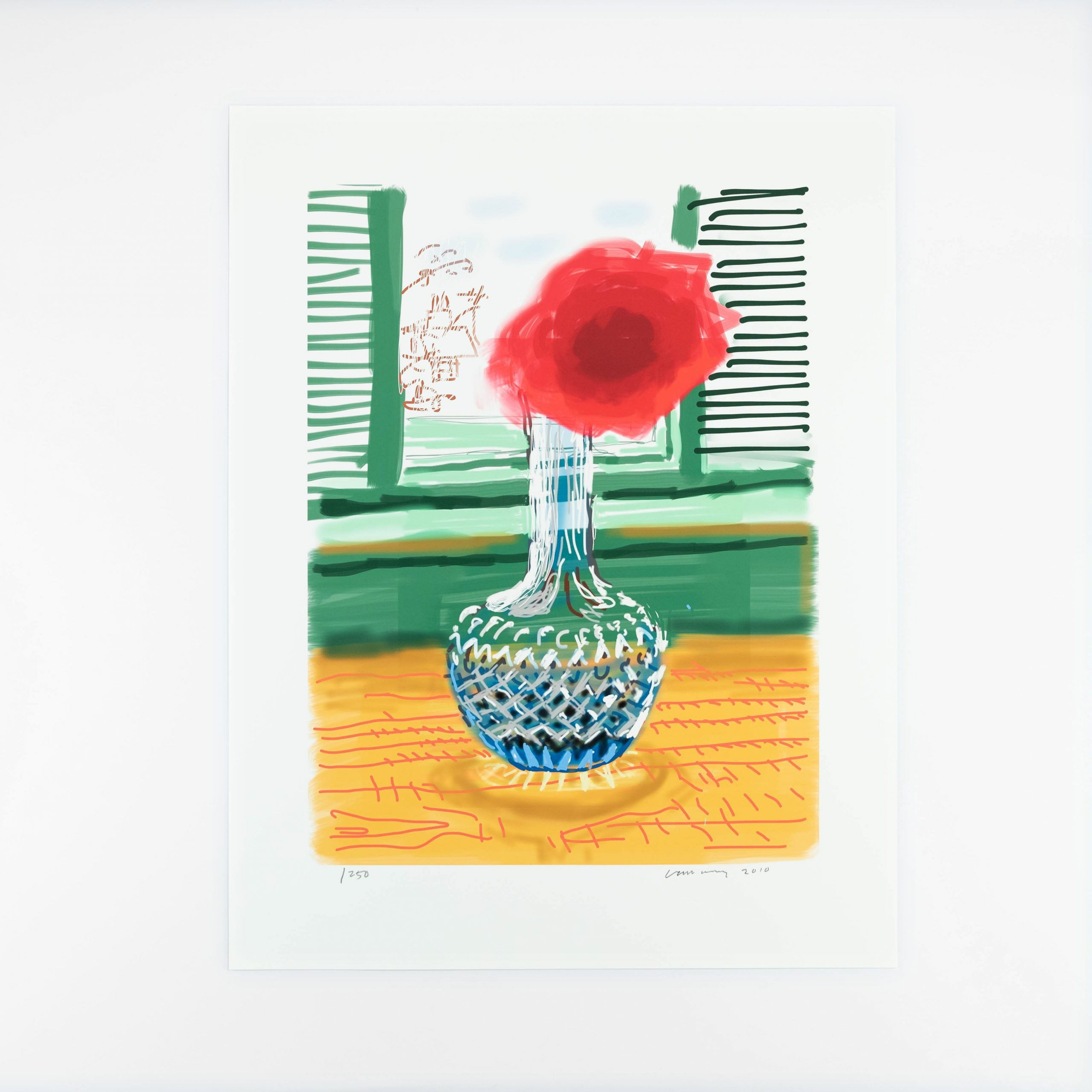 My Window. Art Edition (No. 251&ndash;500), iPad drawing &lsquo;No. 281&rsquo;, 23rd July 2010 David Hockney