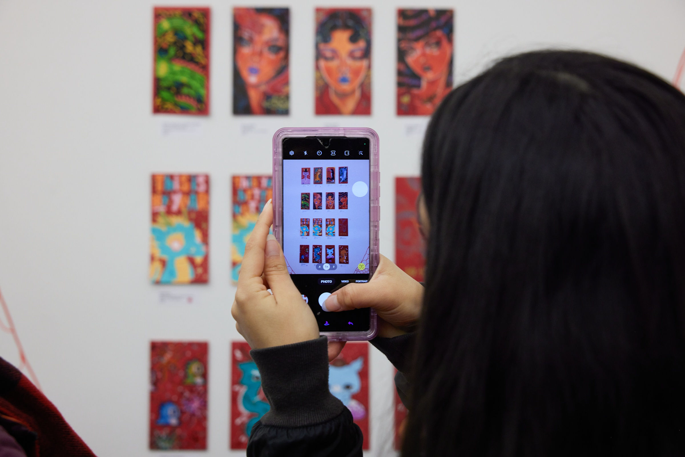 opening reception of the 9th Annual Red Envelope Show curated by Grump Bert