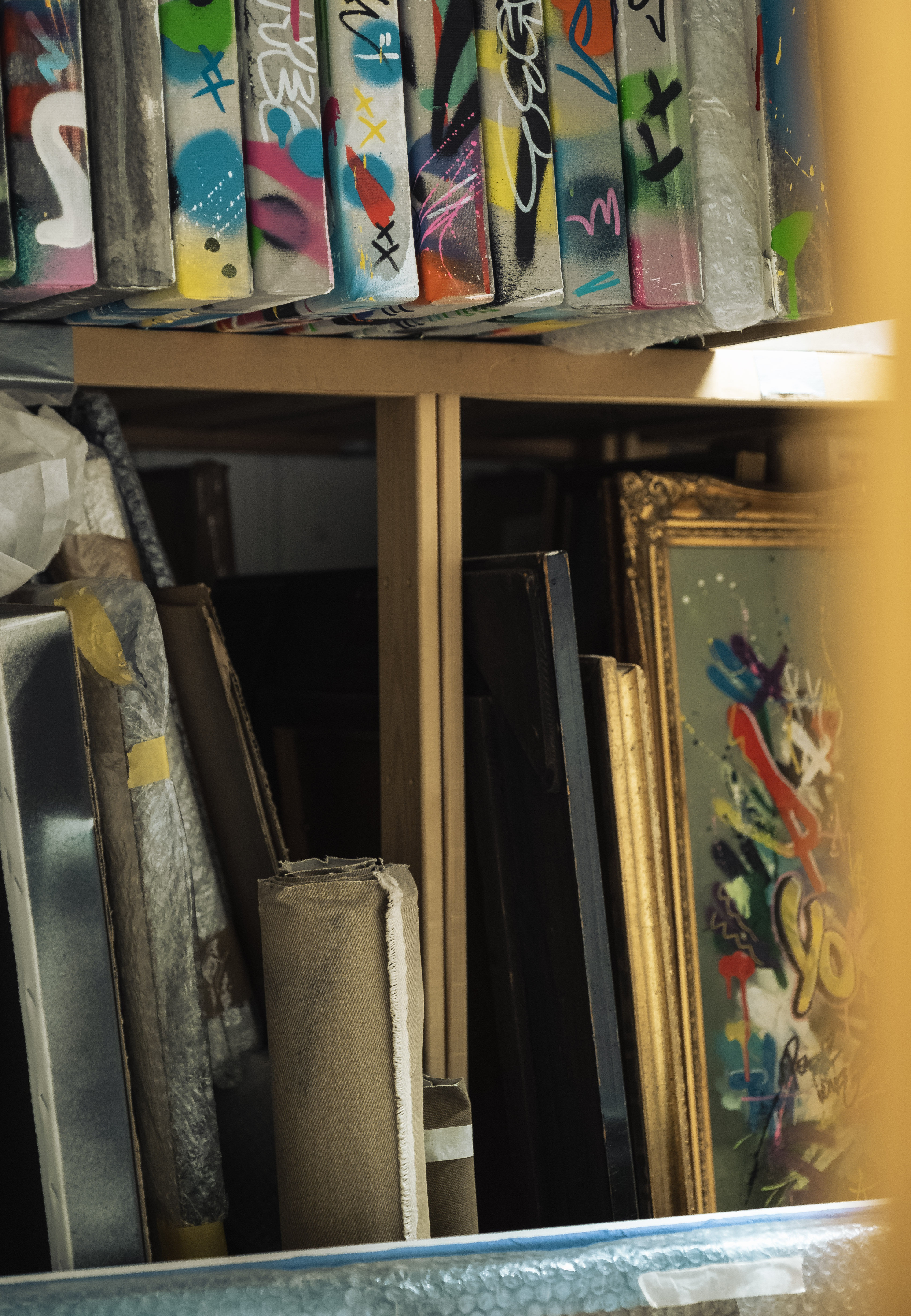 behind the scenes photograph from the studio of Martin Whatson.