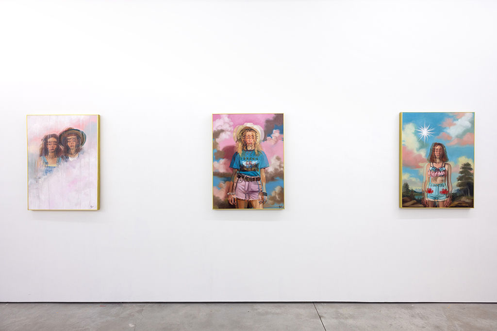 Installation view of Alex Garant's solo exhibition at Harman Projects NYC