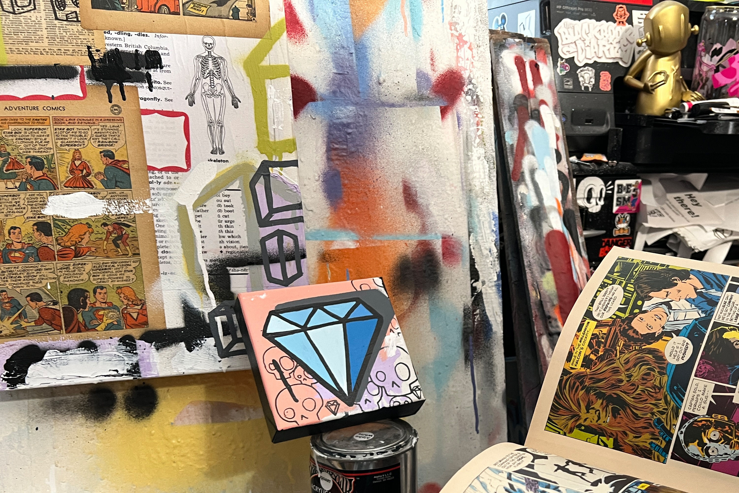 image from inside ChrisRWK's studio