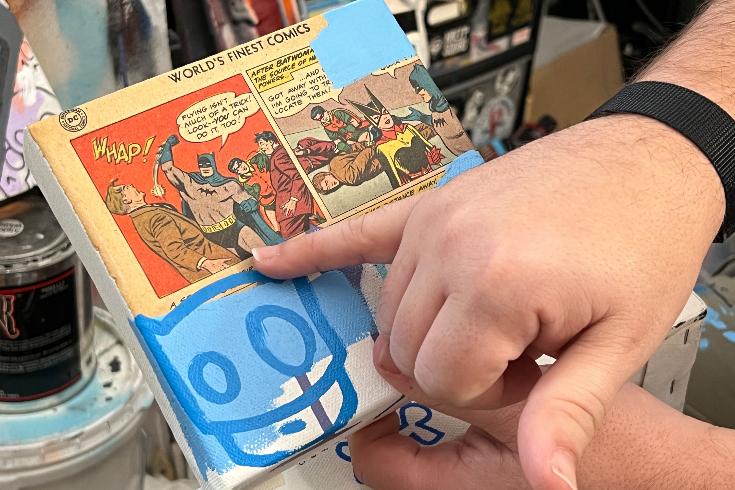 image from inside ChrisRWK's studio