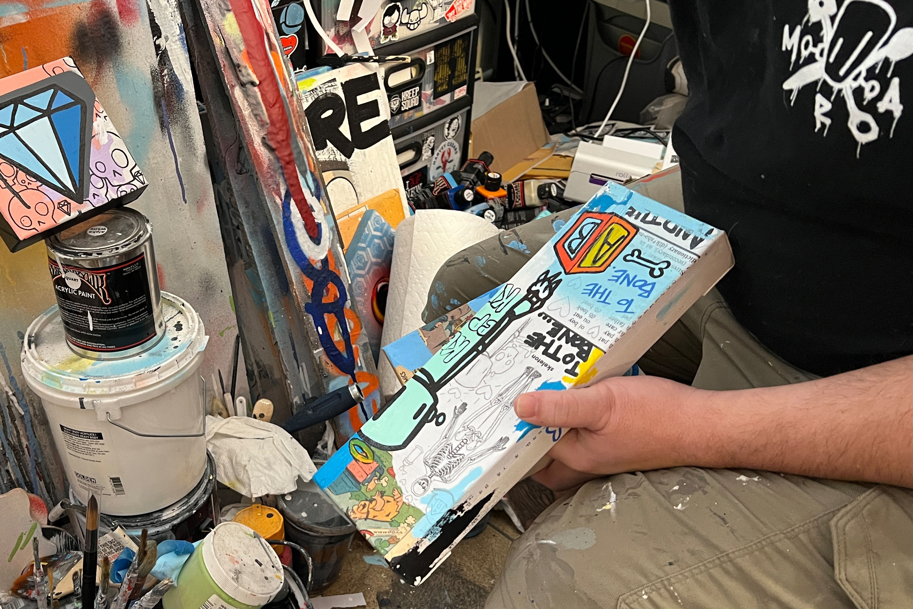 image from inside ChrisRWK's studio