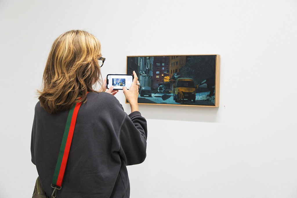 Photo from Chris Austin's solo exhibition Contrasts