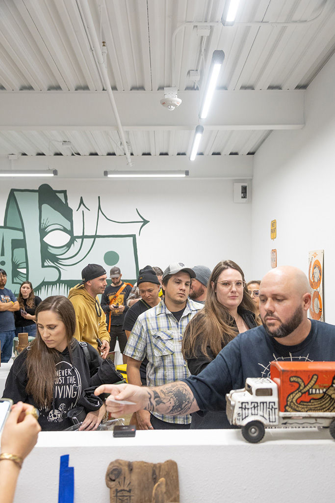 Image from the opening reception of GATS: 20 Years of GATS