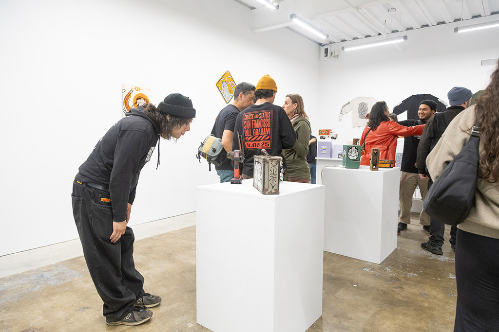 Image from the opening reception of GATS: 20 Years of GATS.