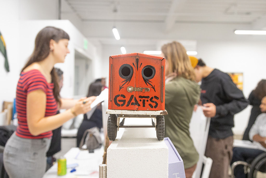 Image from the opening reception of GATS: 20 Years of GATS.