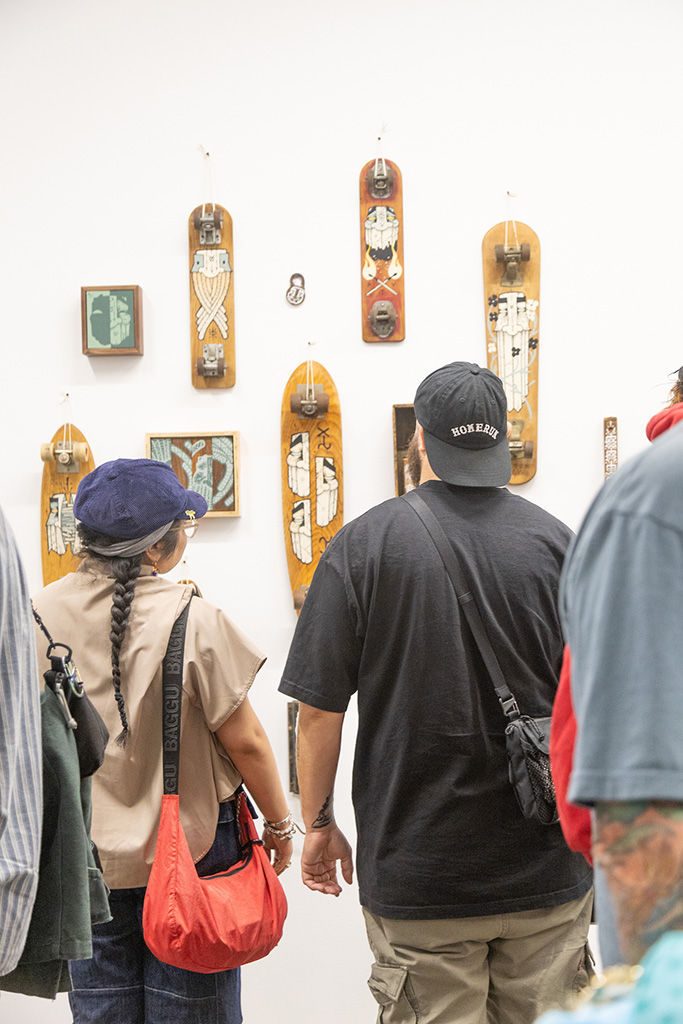 Image from the opening reception of GATS: 20 Years of GATS.