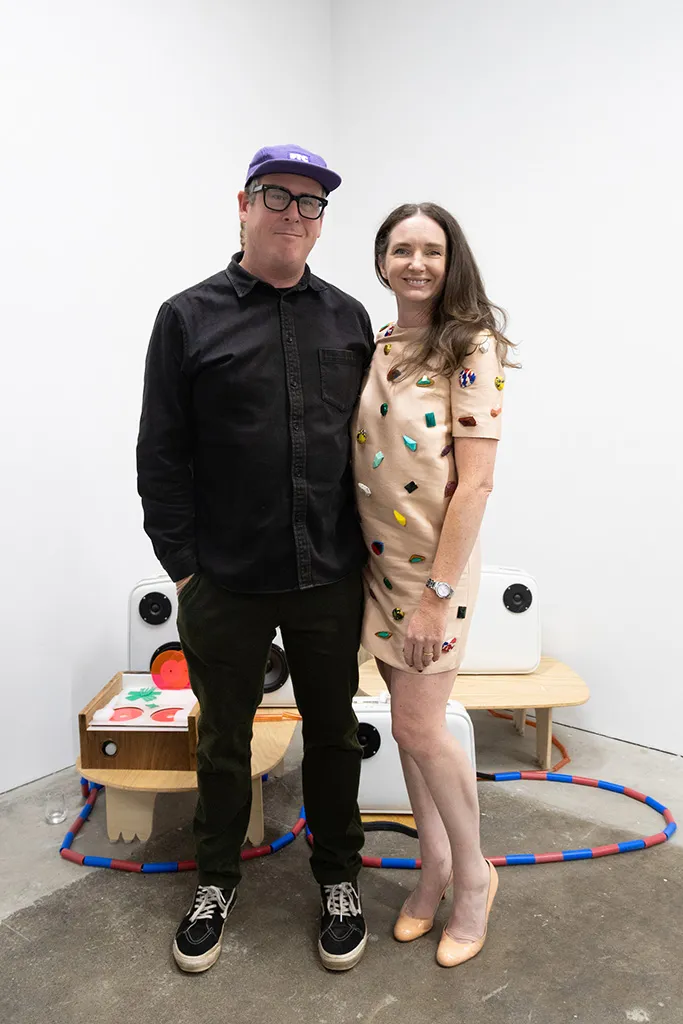 Photo of artists Kelly Tunstall and Ferris Plock.