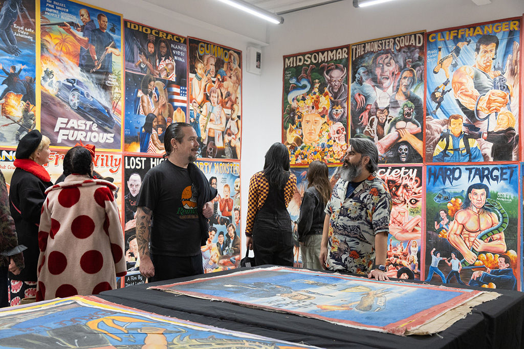 Photo from the opening reception of Deadly Prey.