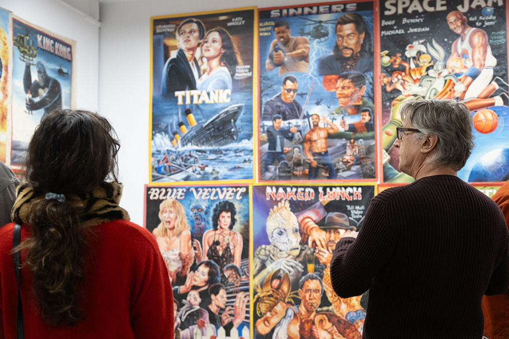 Photo from the opening reception of Deadly Prey.