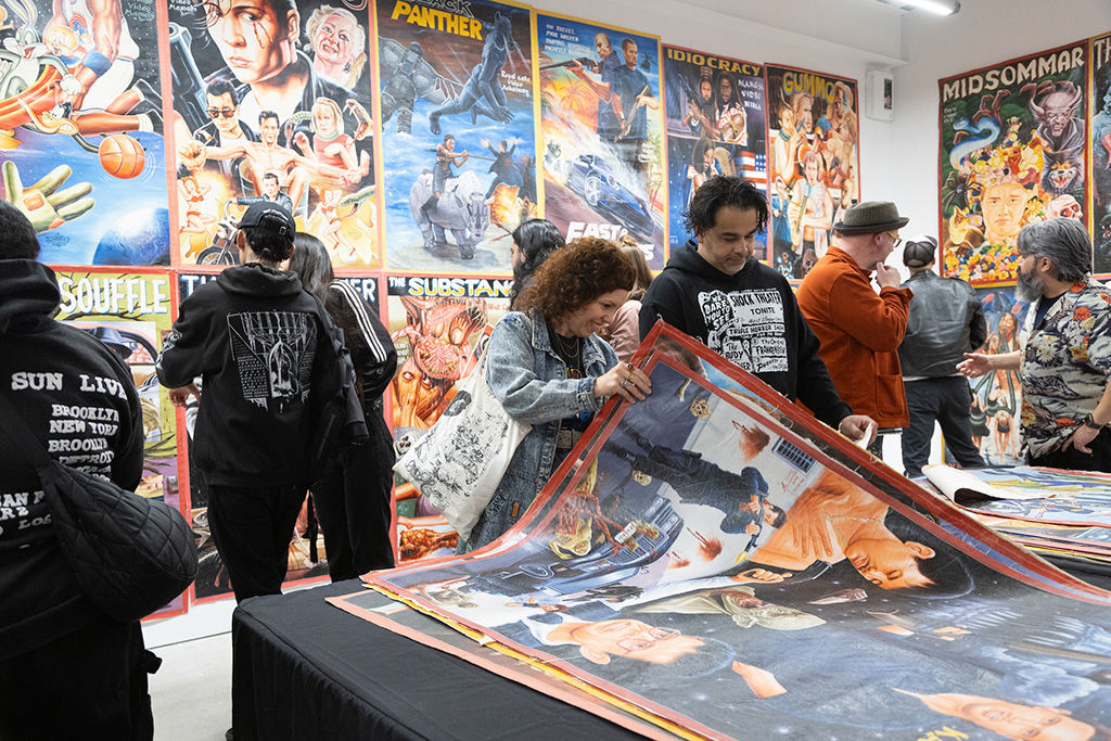 Photo from the opening reception of Deadly Prey.