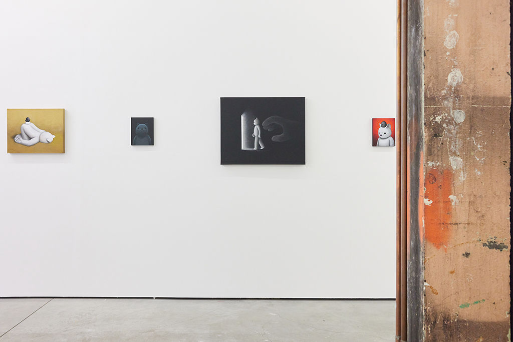 Installation view of Luke Chueh's NYC solo exhibition at Harman Projects.