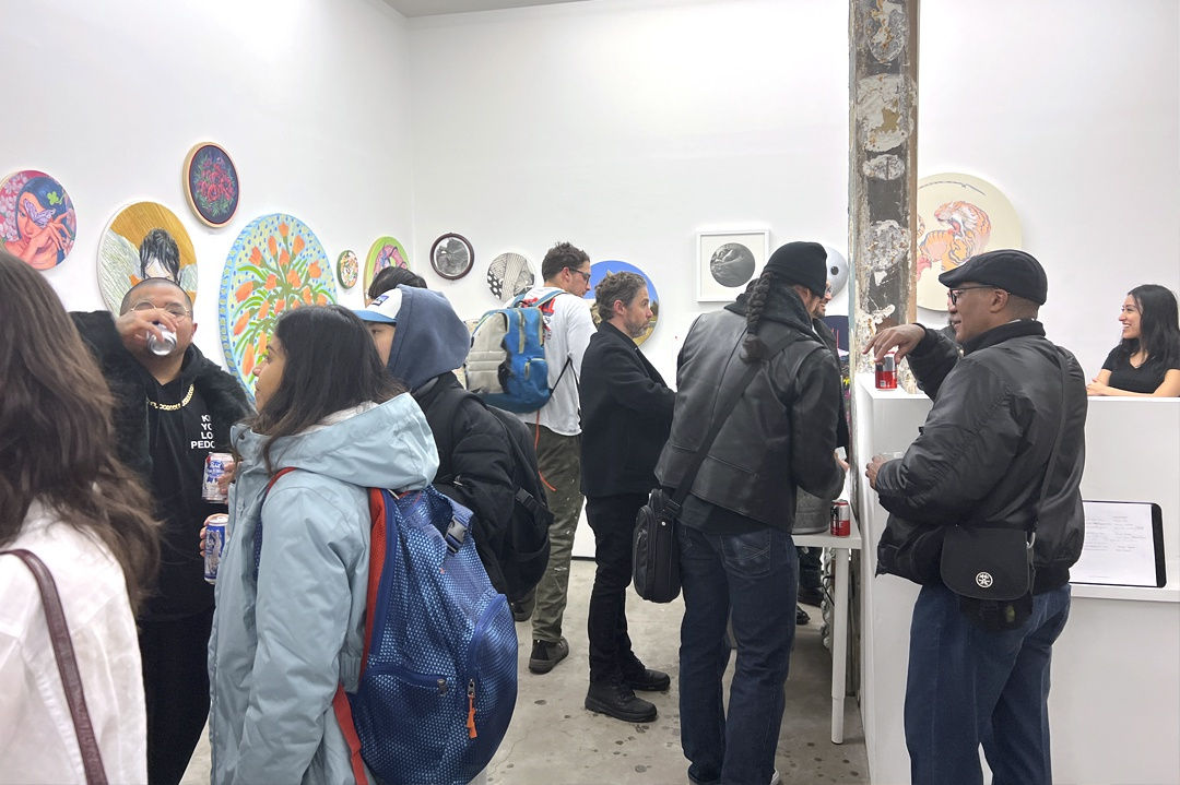 opening reception of TONDO at Harman Projects
