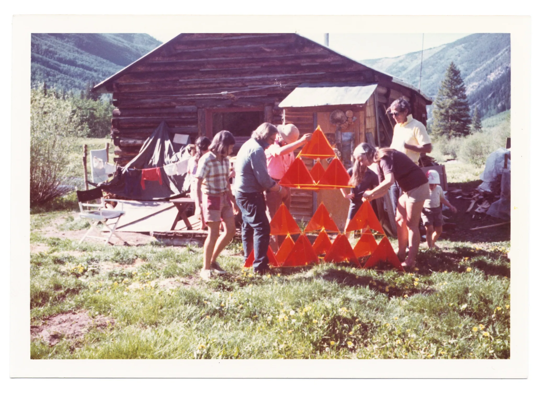 Evan Hecox with his parents near Ashcroft, circa 1975