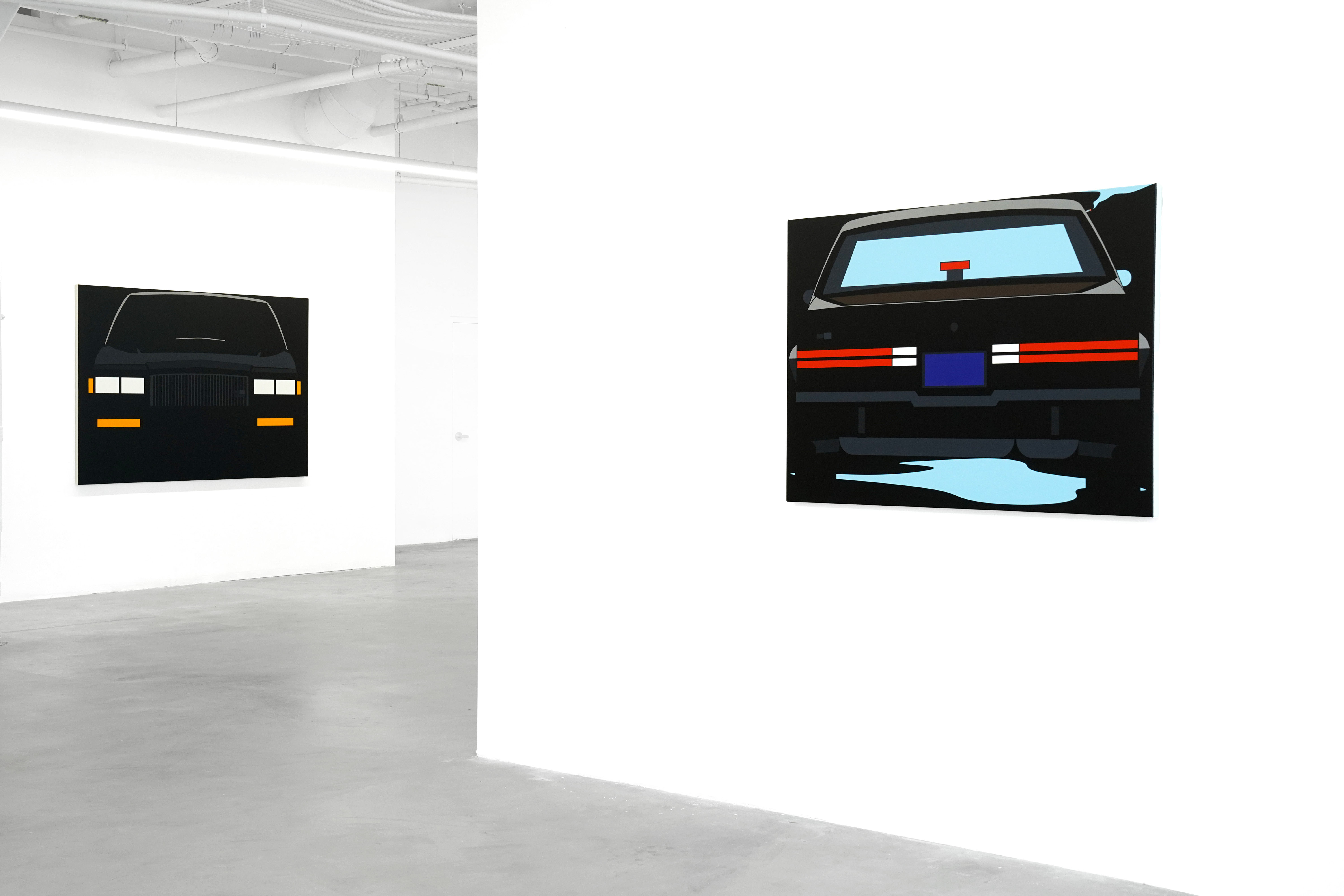 photo of the art gallery with paintings on the walls