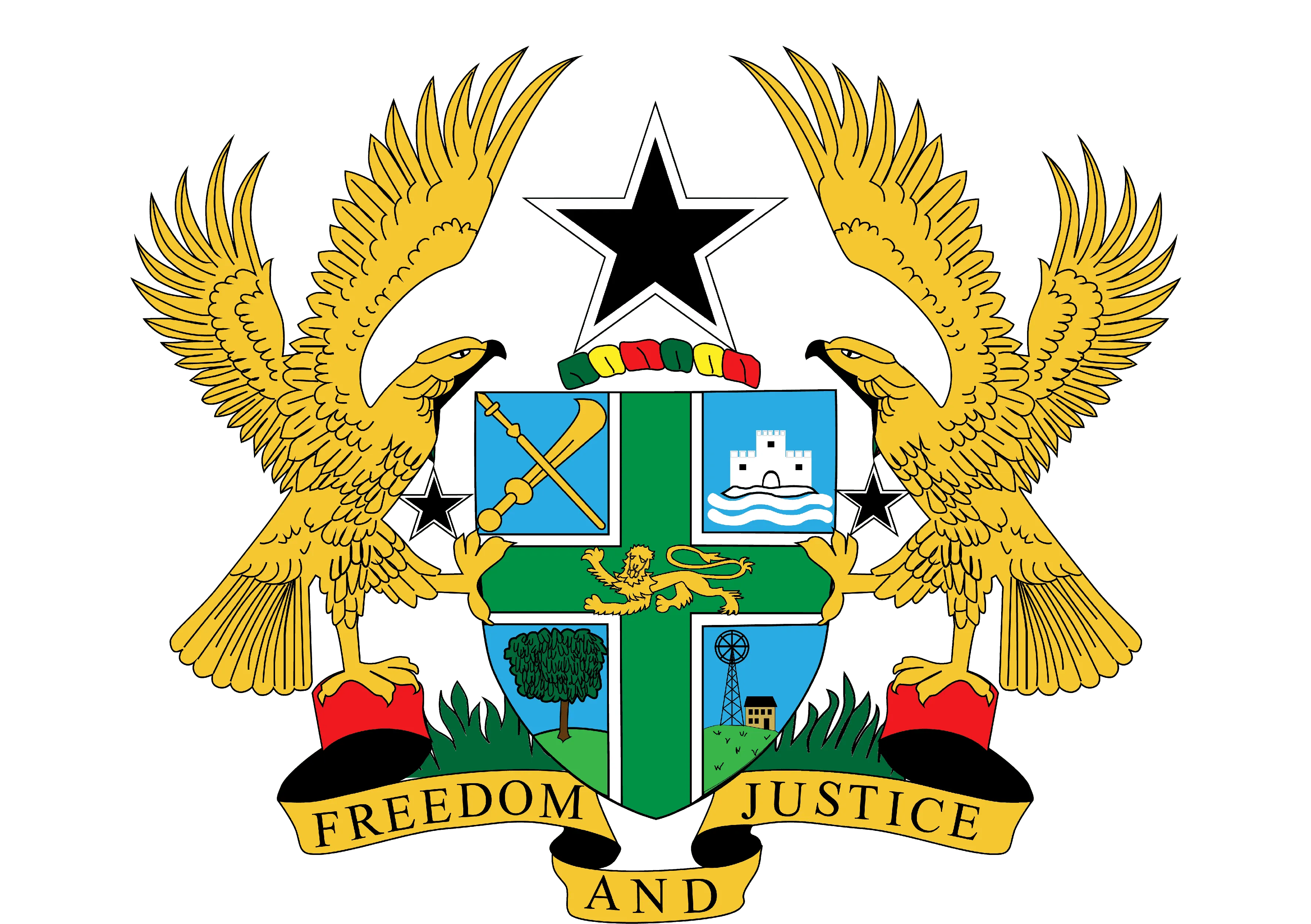 Ghana Coat of Arms 