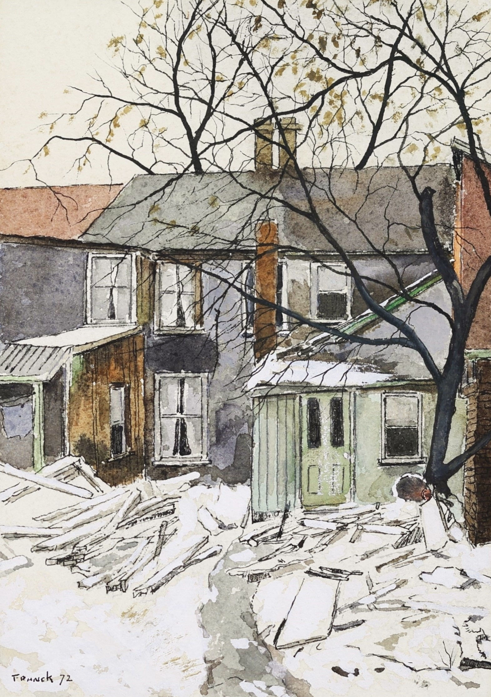 Albert Franck; Behind Grange Ave.