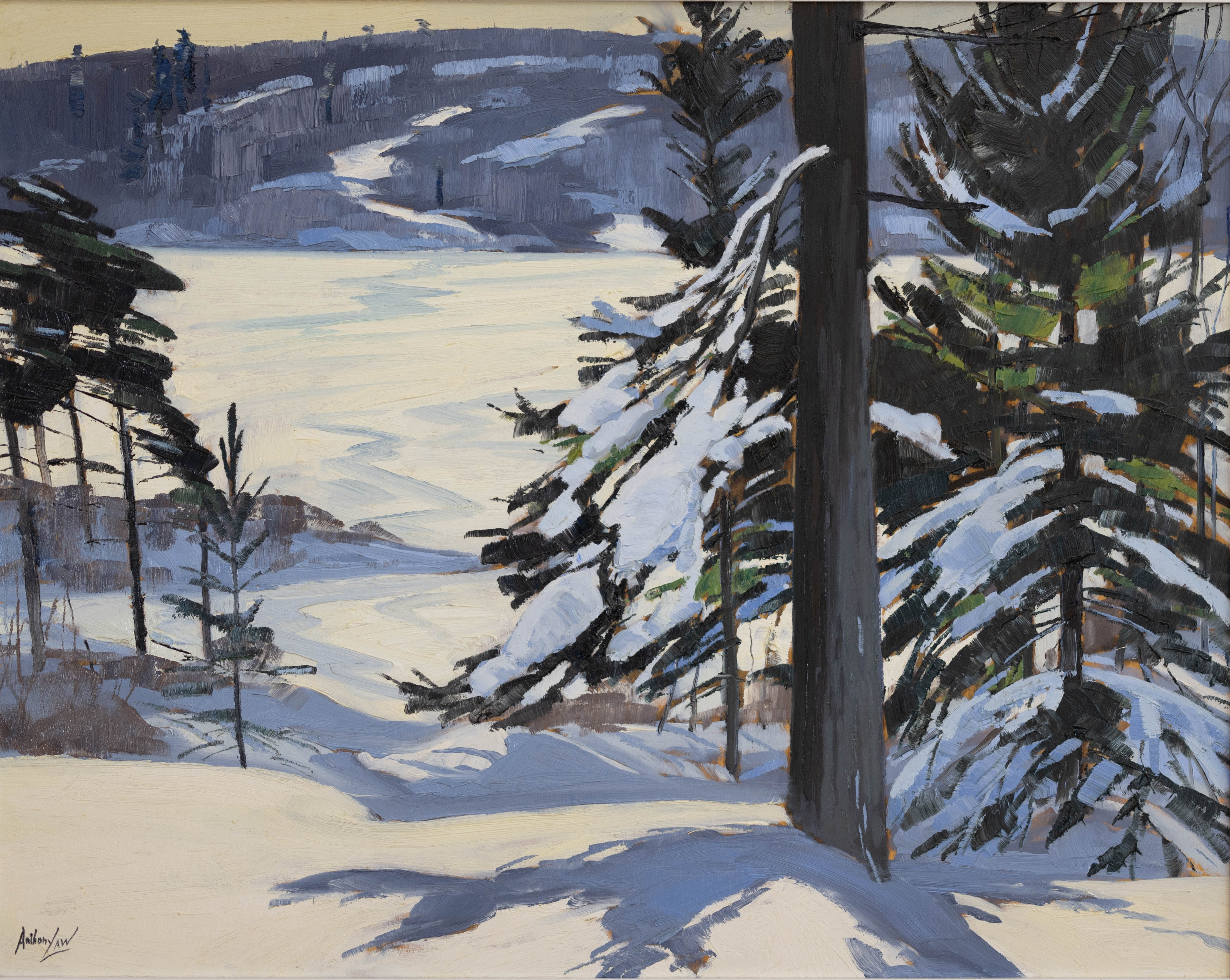 Anthony Law; After Snowfall, Williams Lake, Halifax, NS