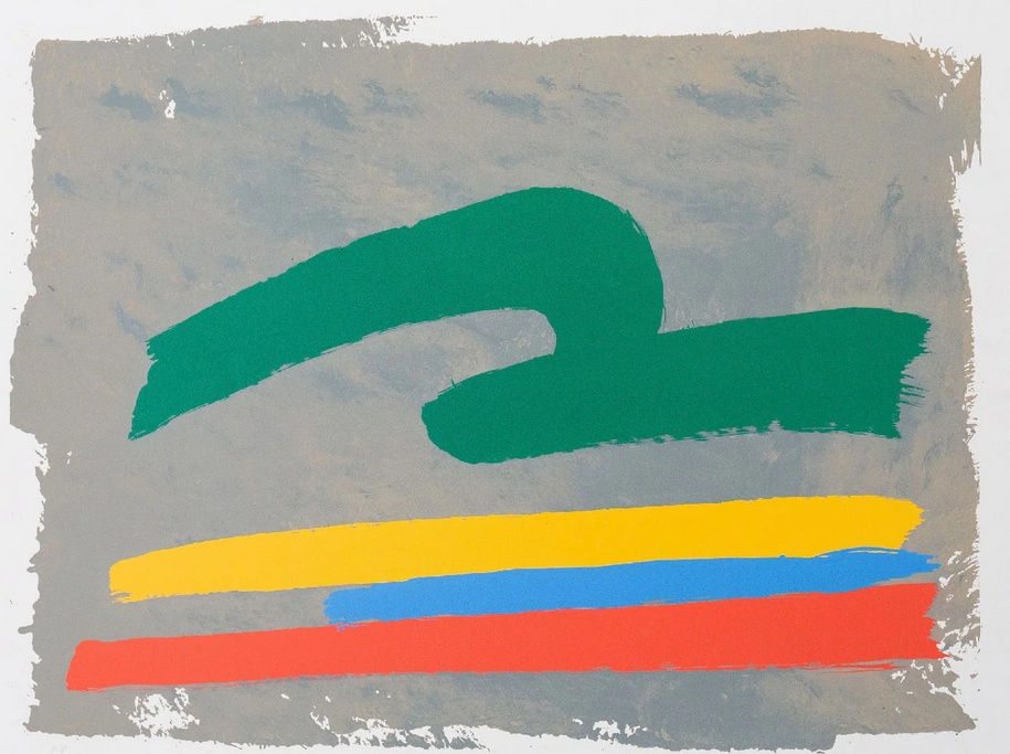 Jack Bush; Three Stripes