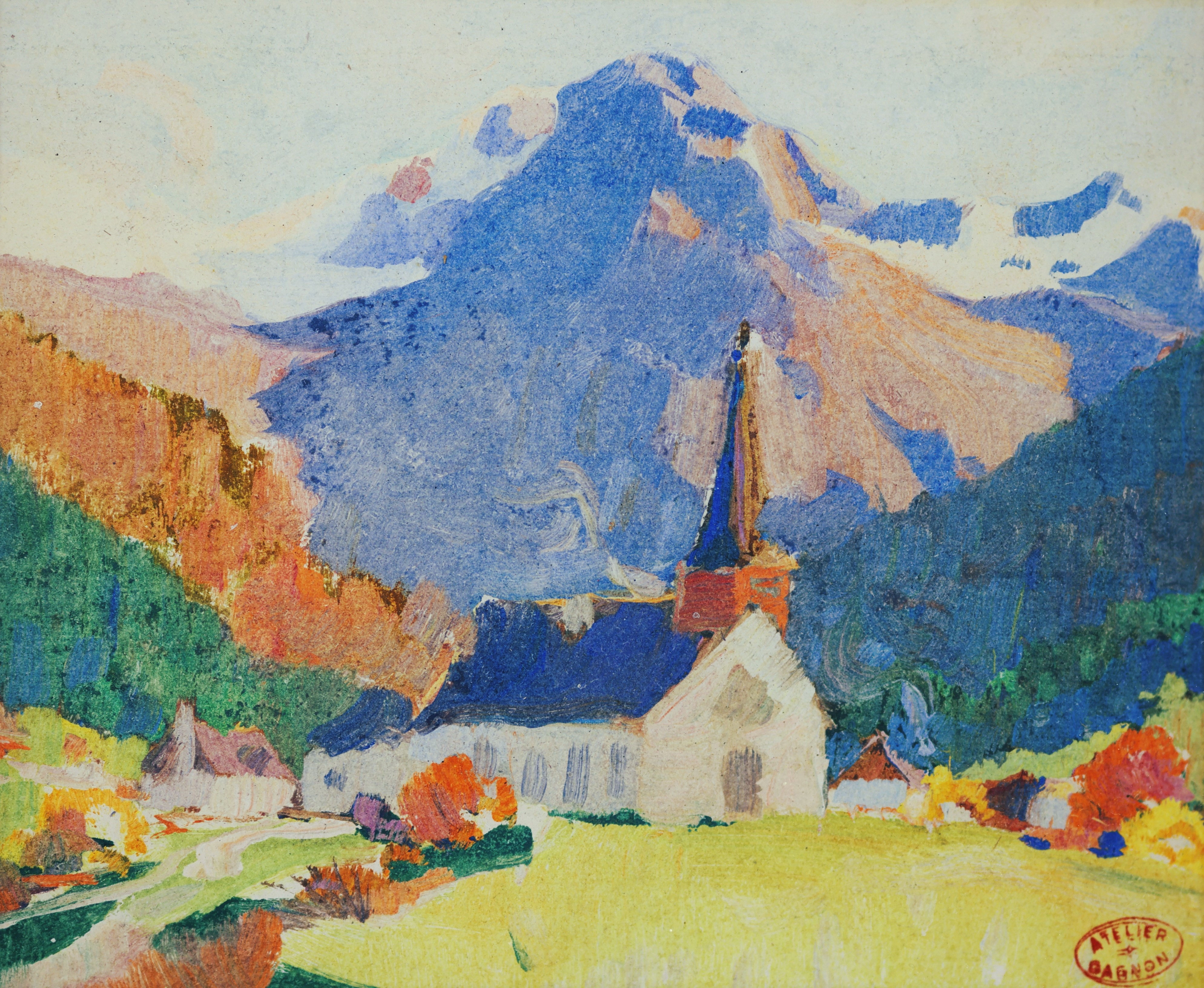 Clarence Gagnon; Dans Les Alpes
