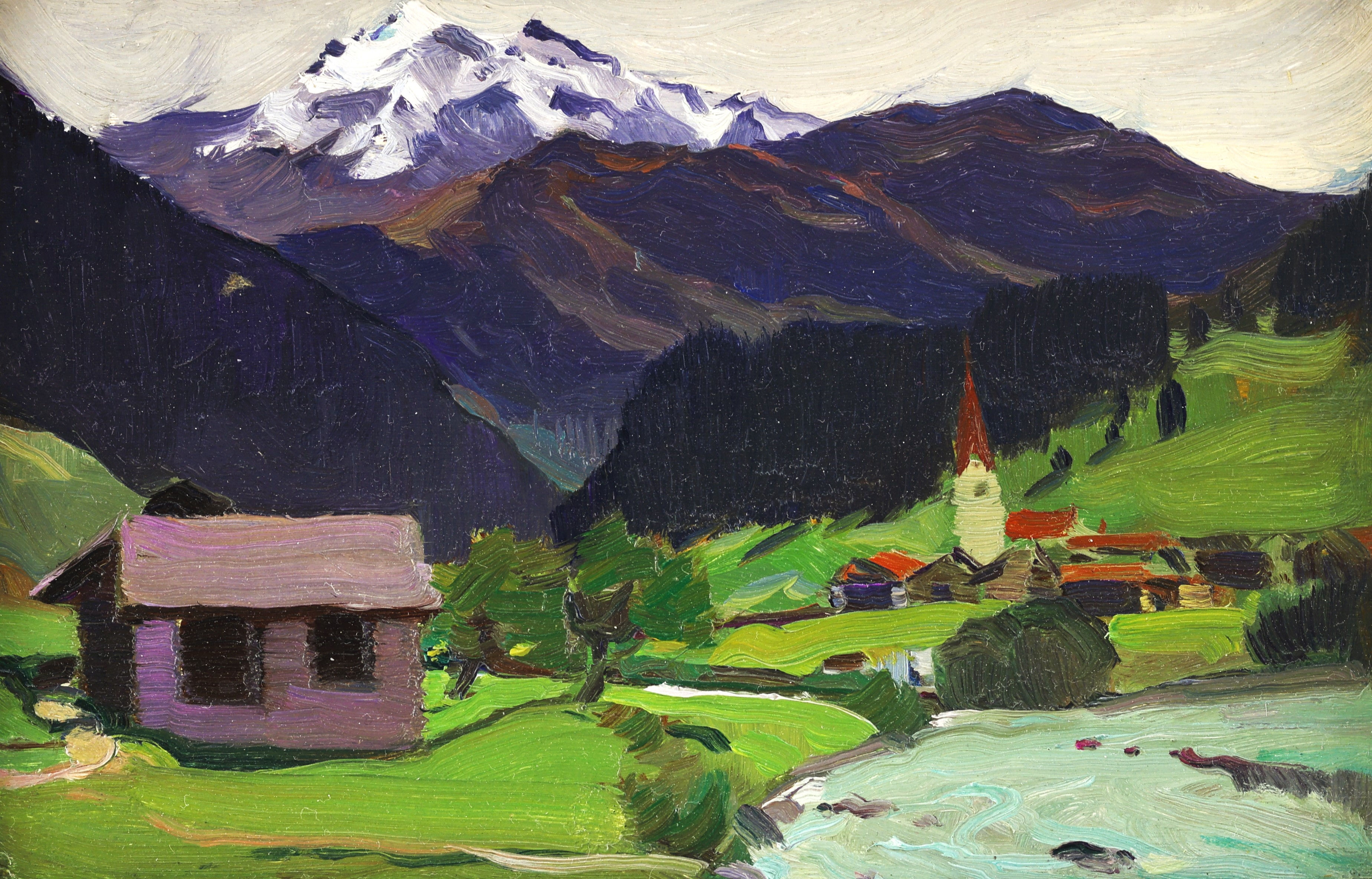 Clarence Gagnon; The Alps