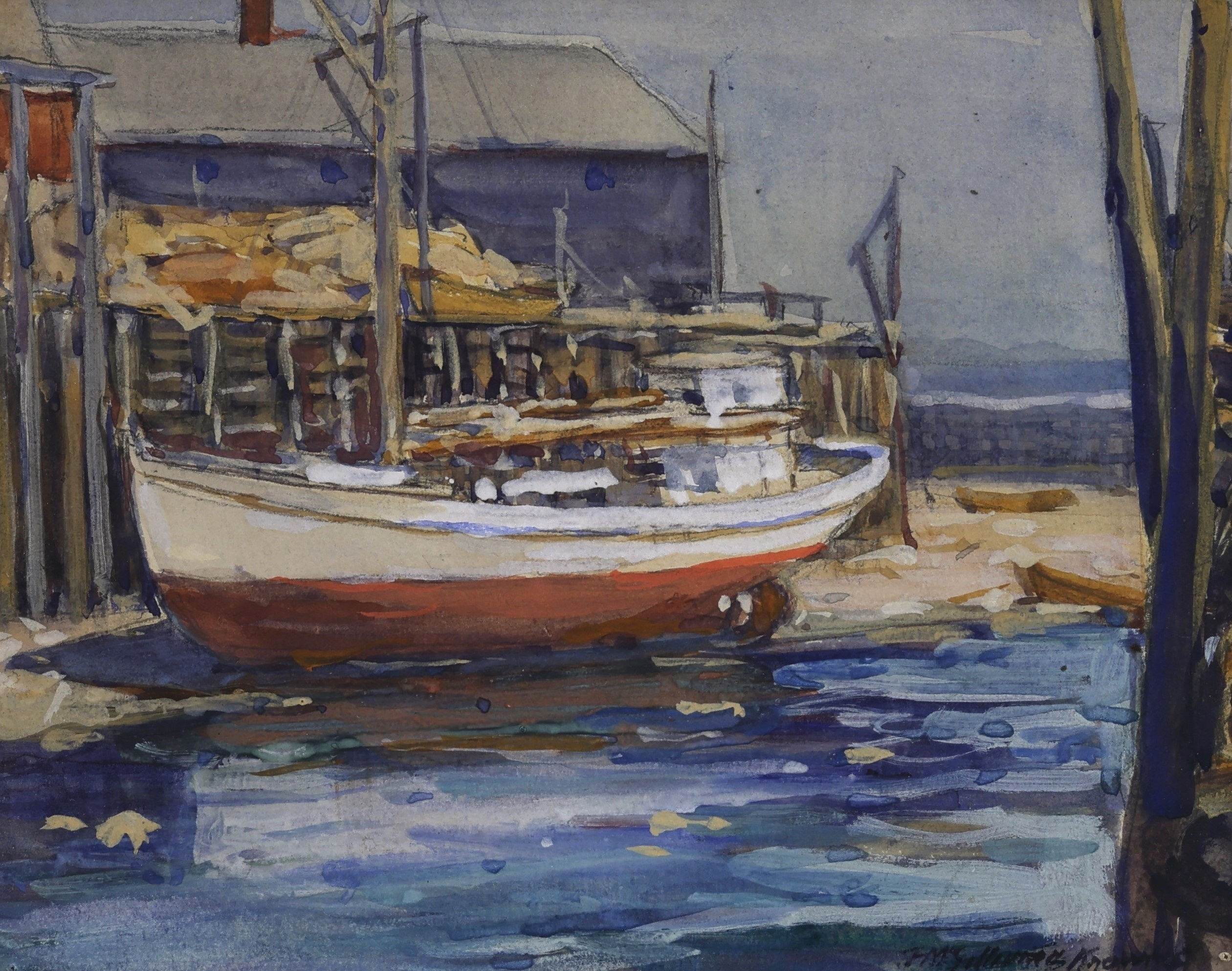 Farquhar McGillivray Knowles; Harbour at Low Tide