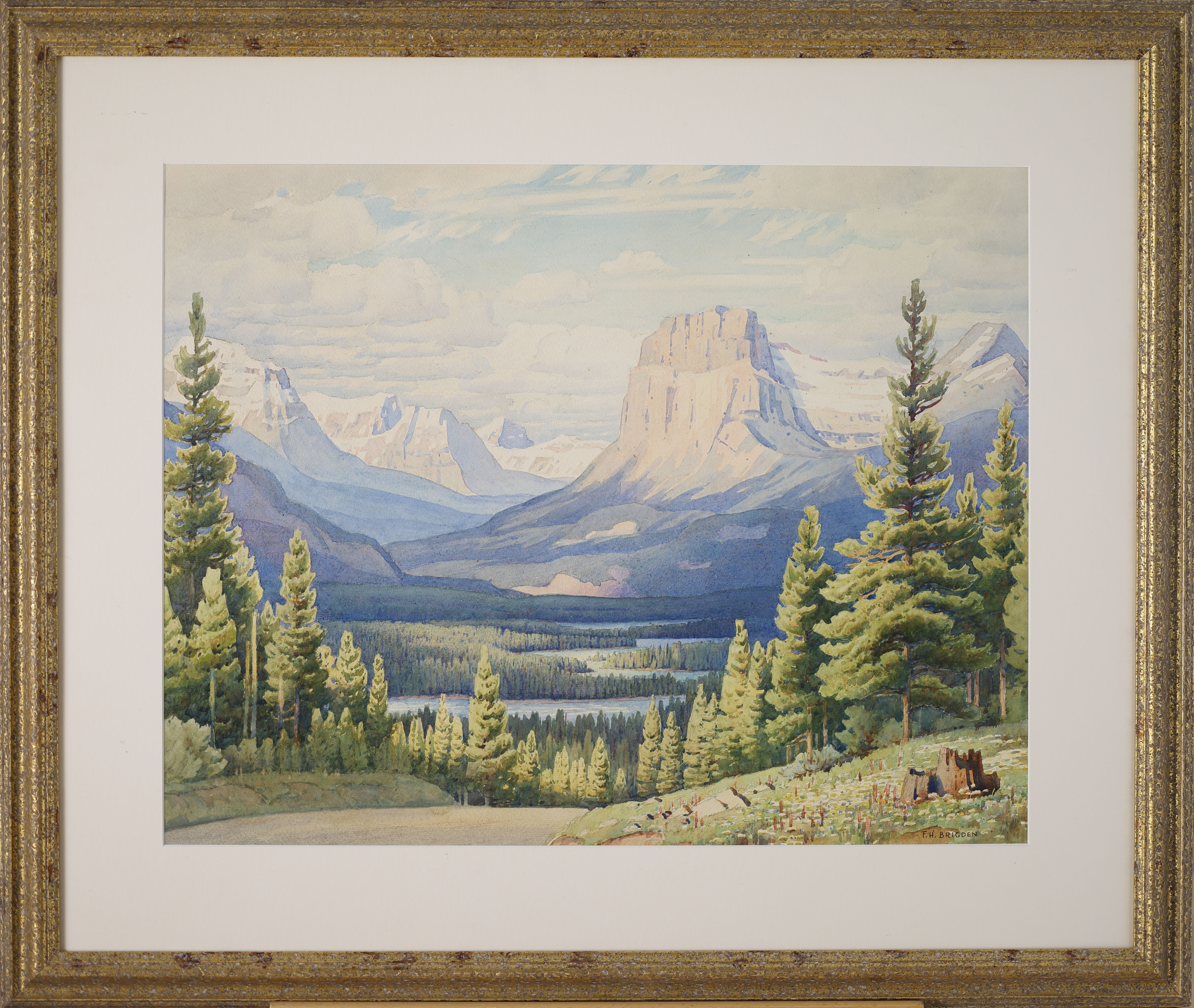 Frederick Henry Brigden; Mountain Road