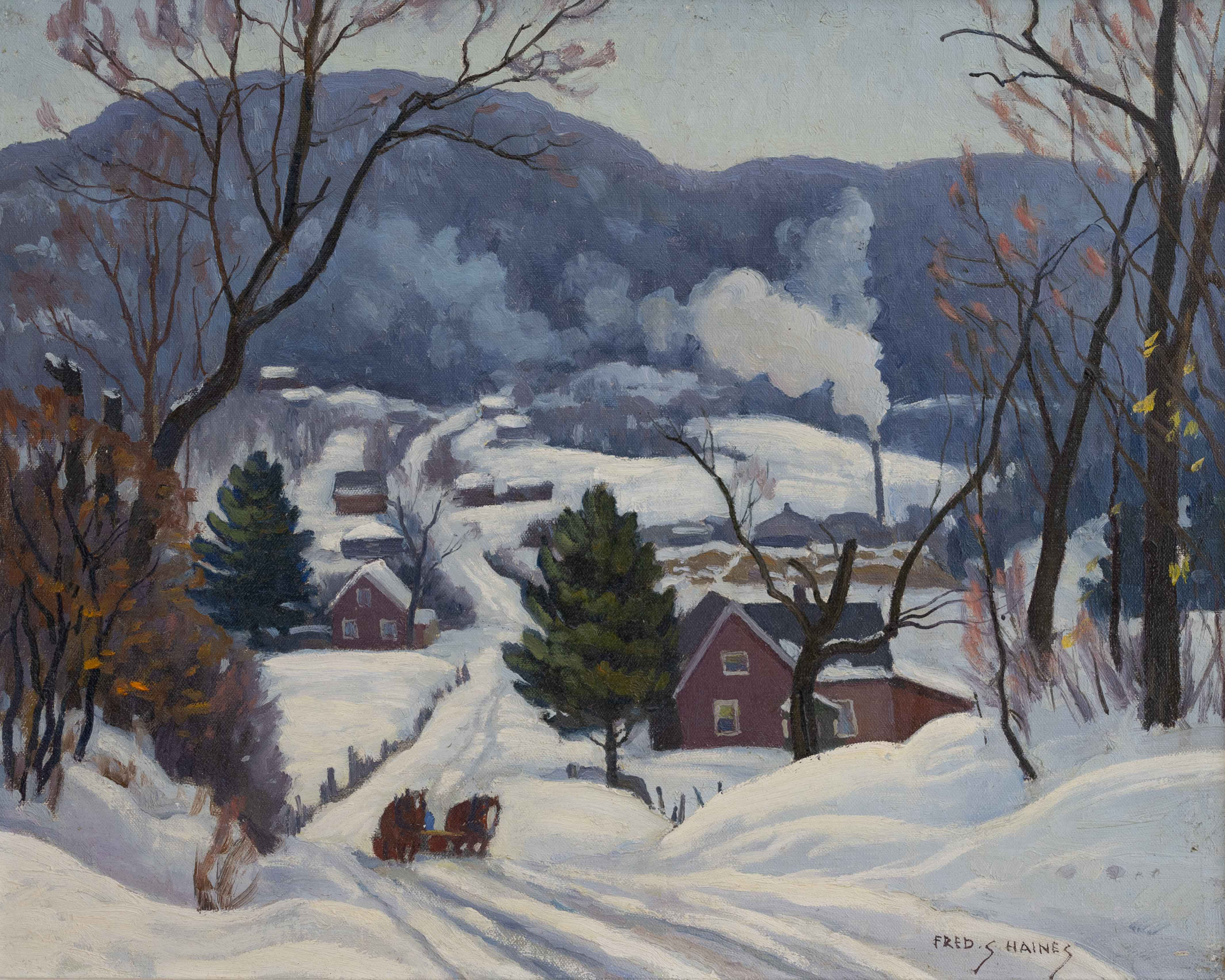 Frederick Stanley Haines; The Uphill Climb
