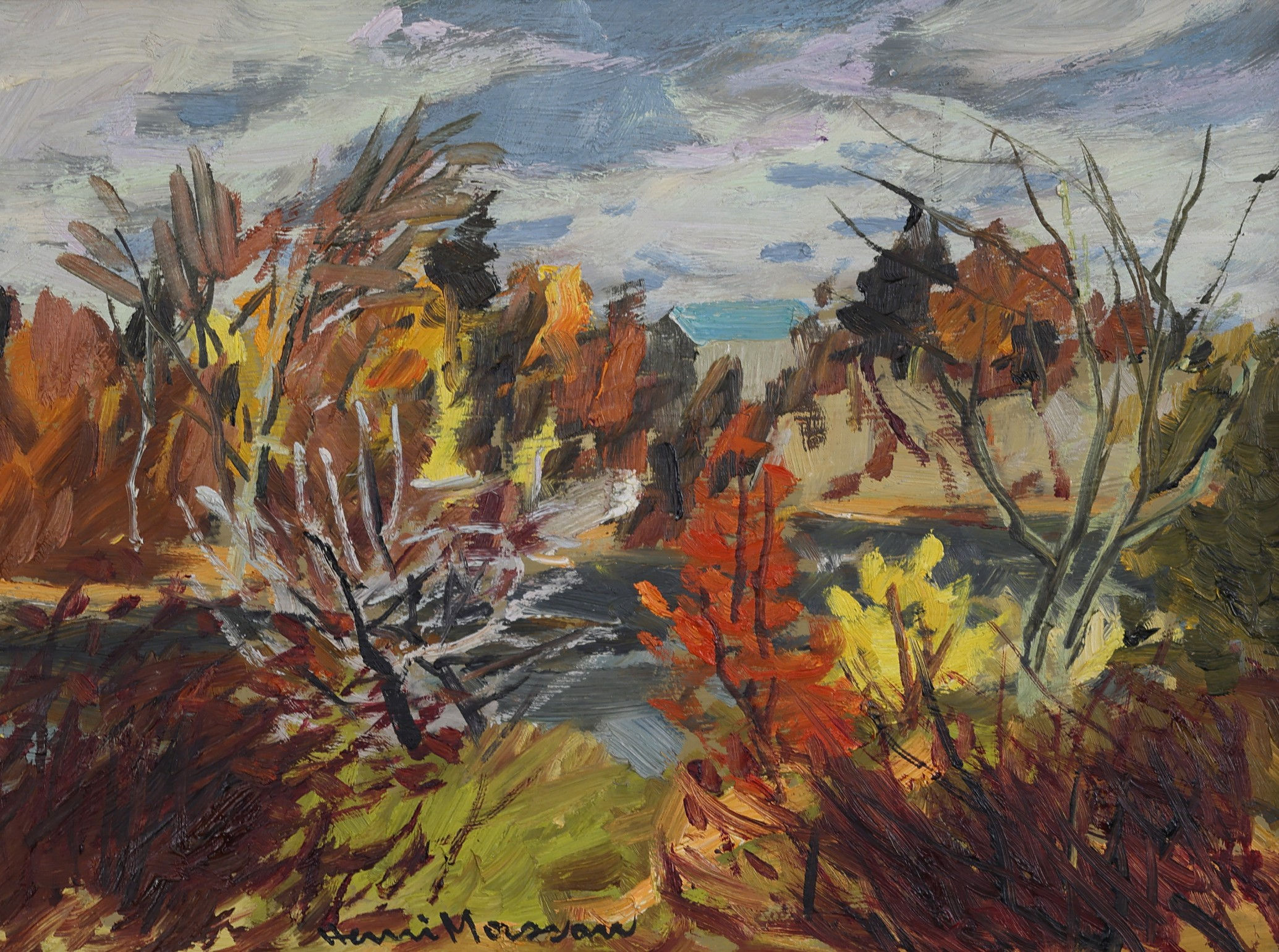 Henri Masson; Autumn, Rideau River