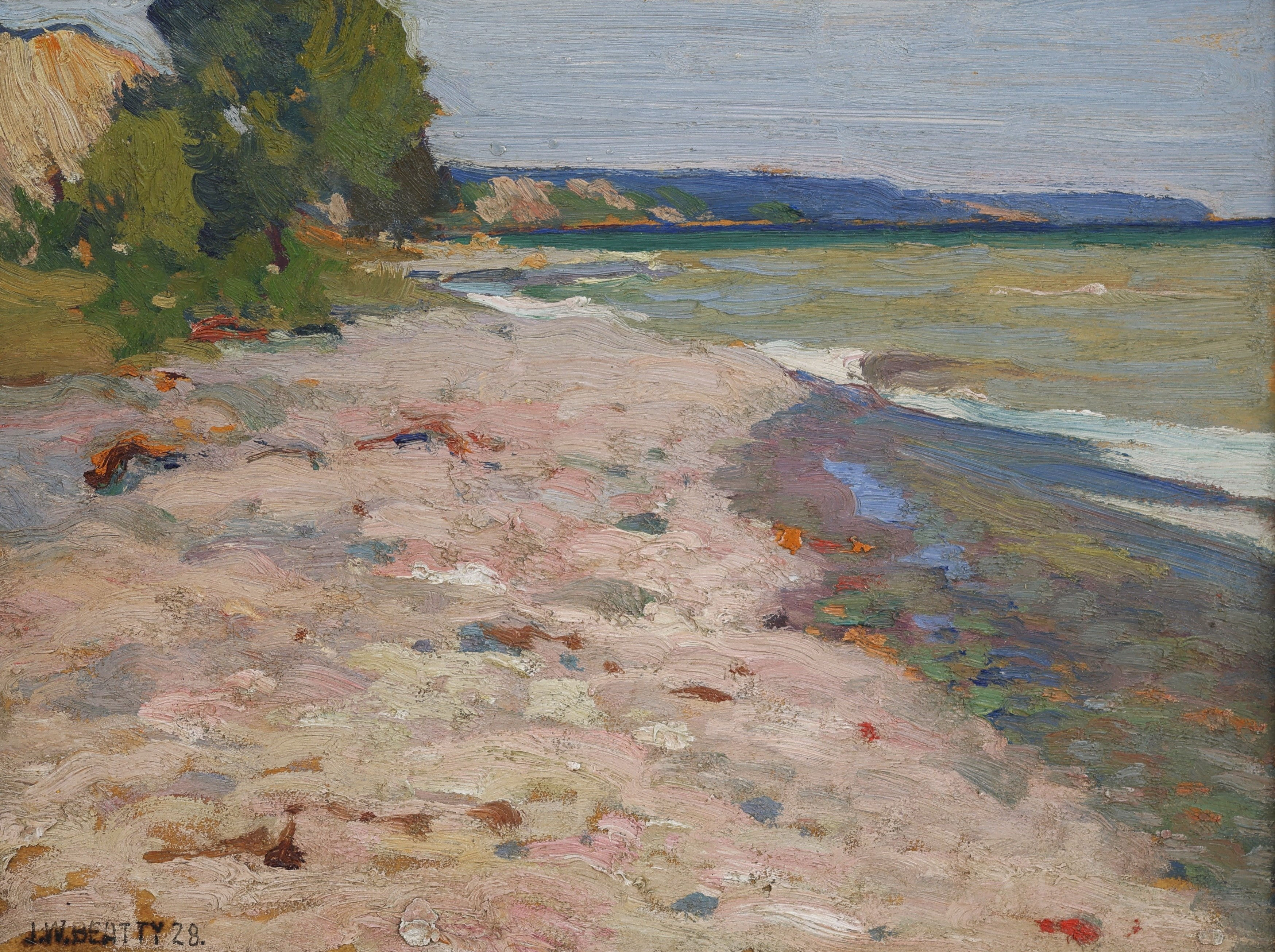 John William Beatty; Along Shore Granby, Lake Ontario