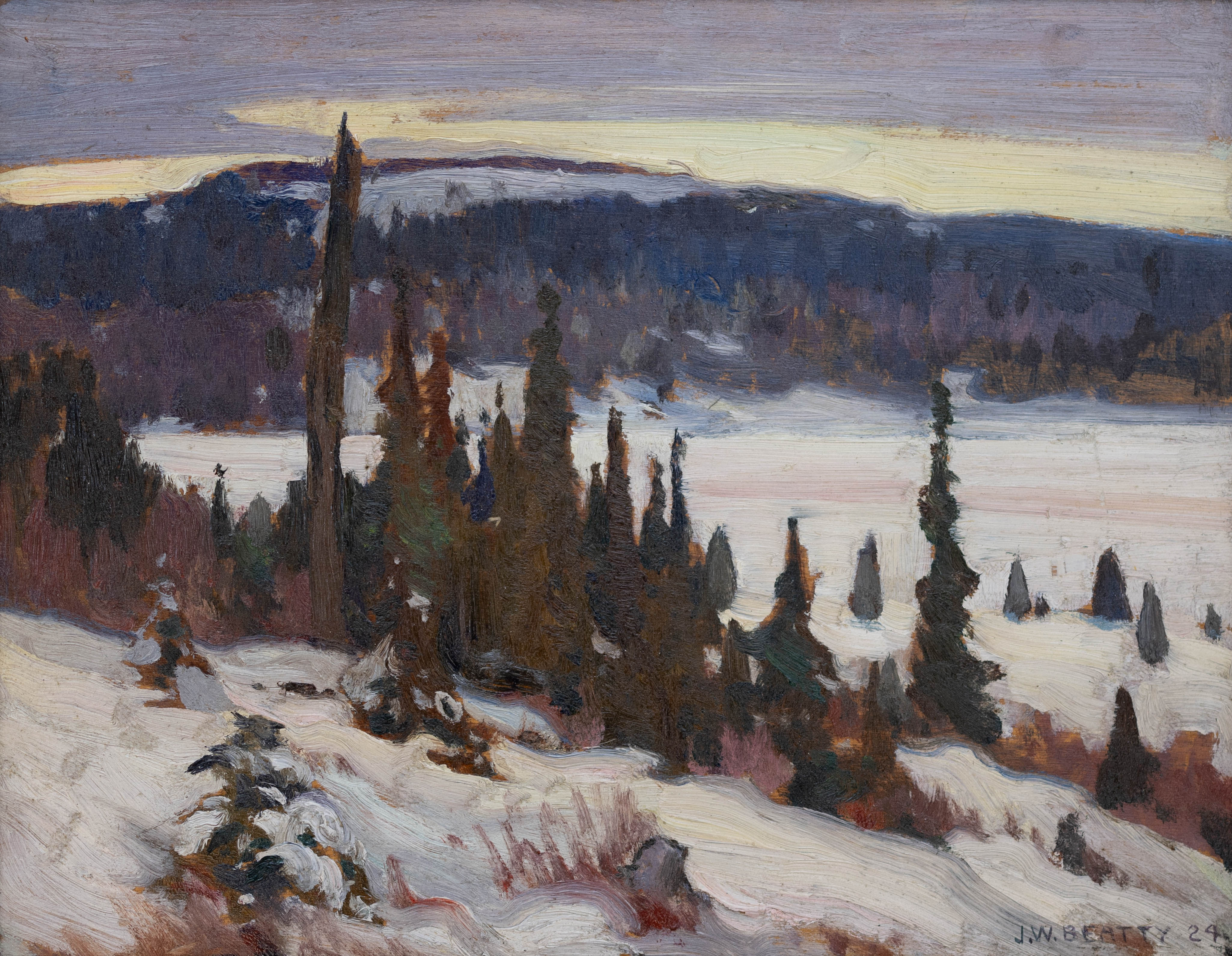 John William Beatty; Winter, Algonquin Park 1924