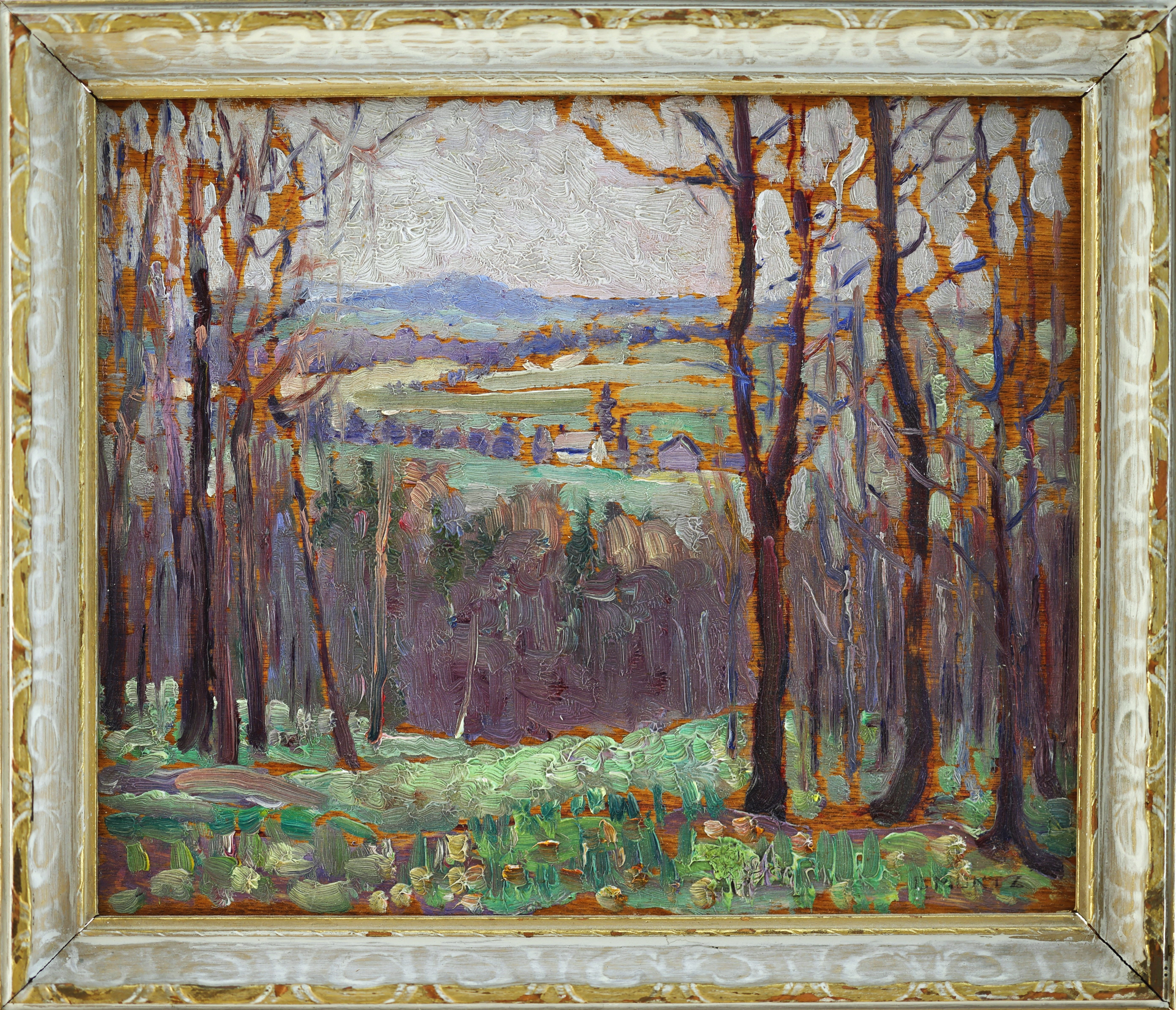 Laura Muntz Lyall; Woodland with Houses