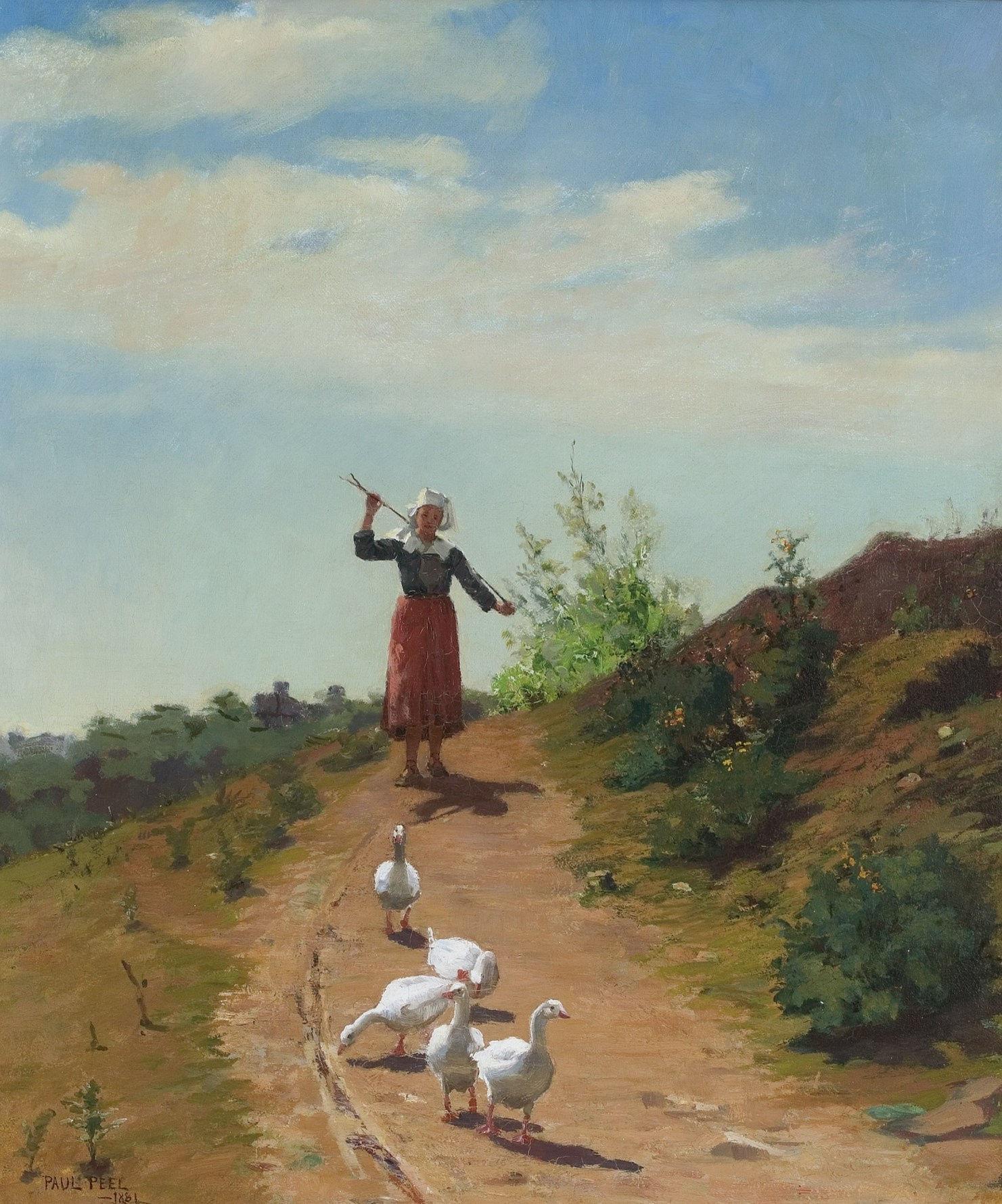 Paul Peel; Bringing Home the Flock