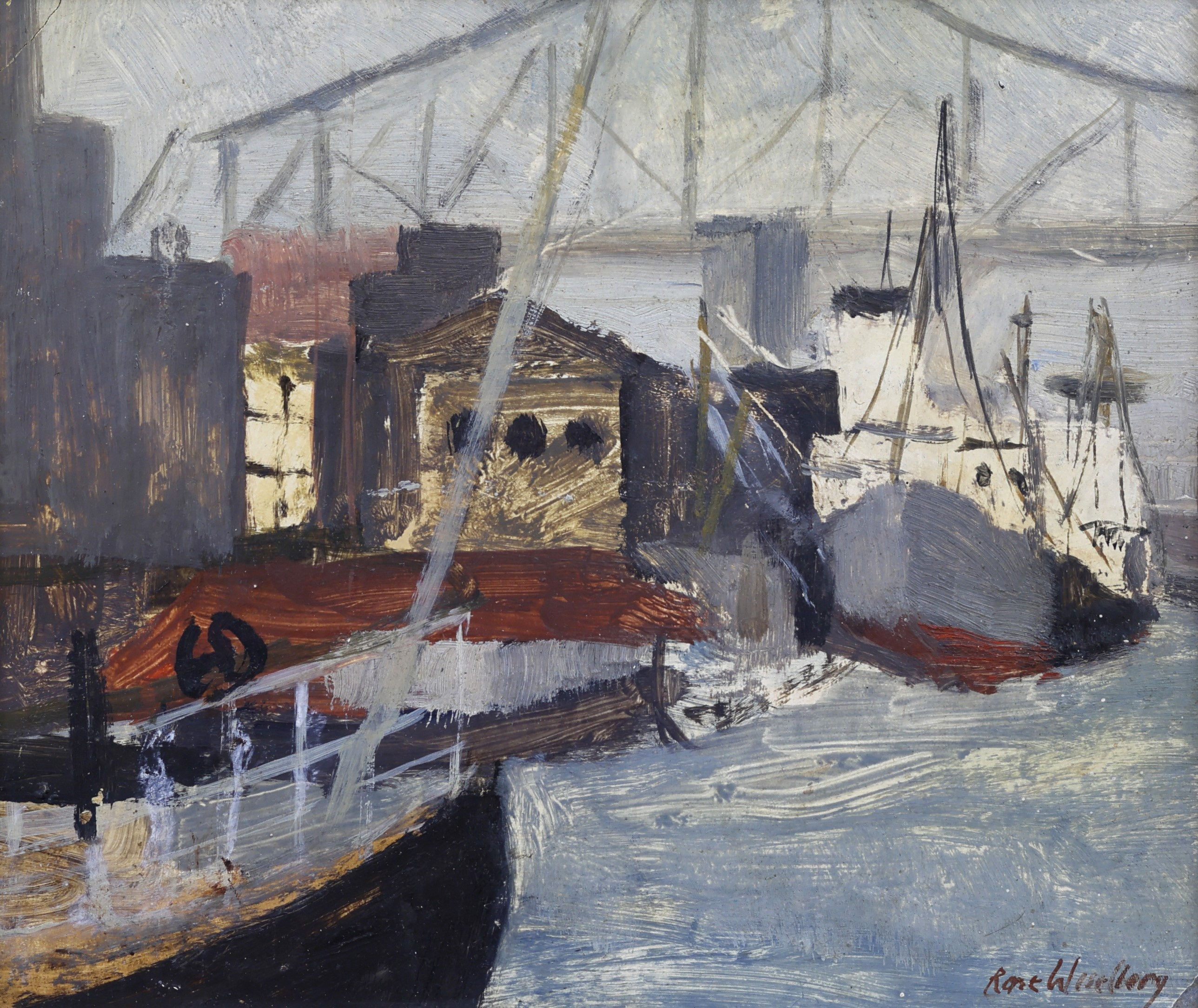 Rose Wiselberg; Montreal Harbour