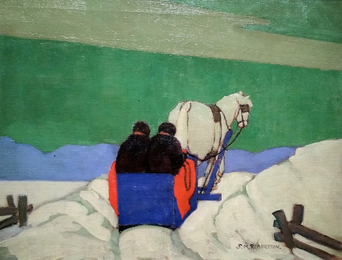 Sarah Robertson; Le tra&icirc;neau bleu