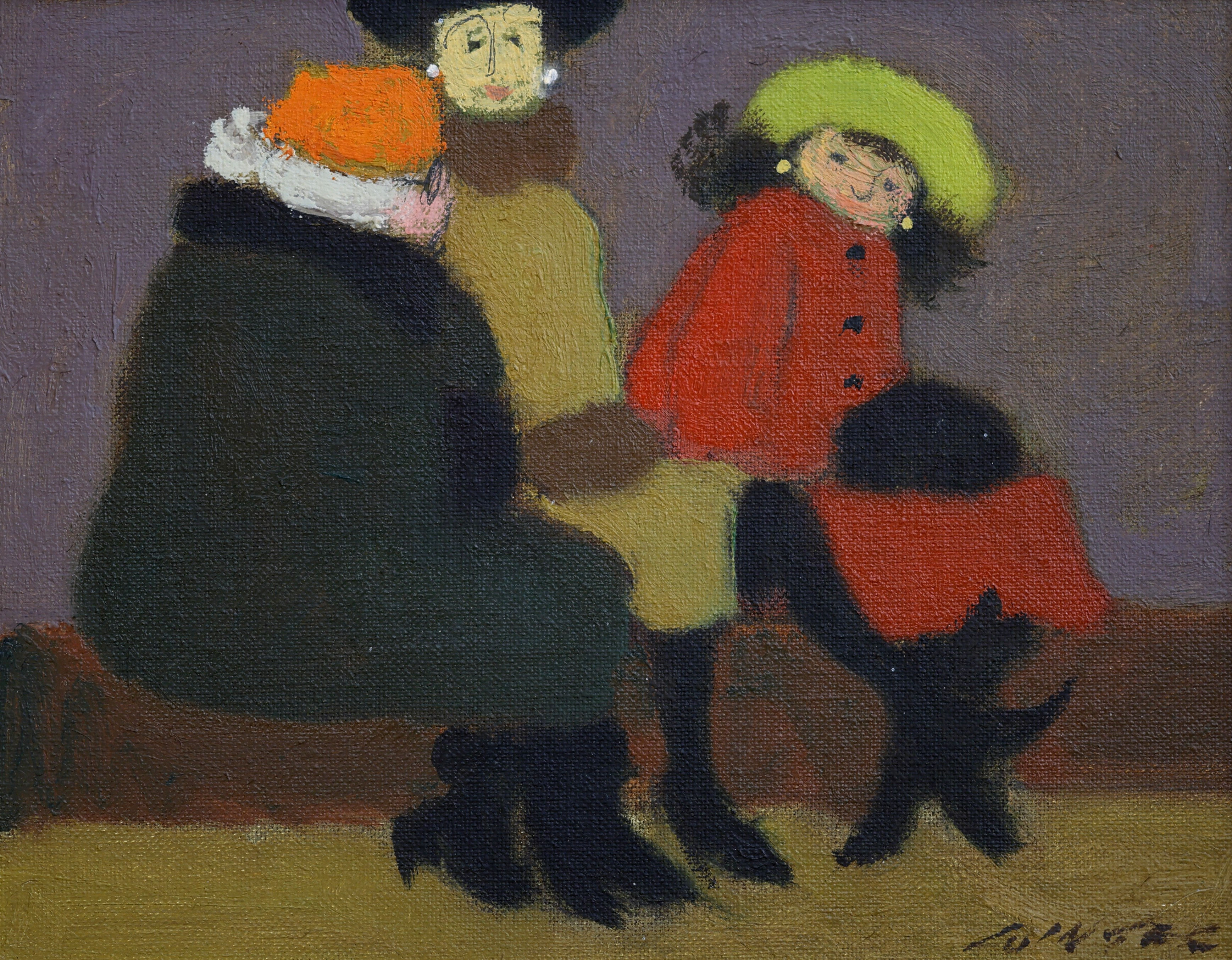 William Winter; Three Ladies