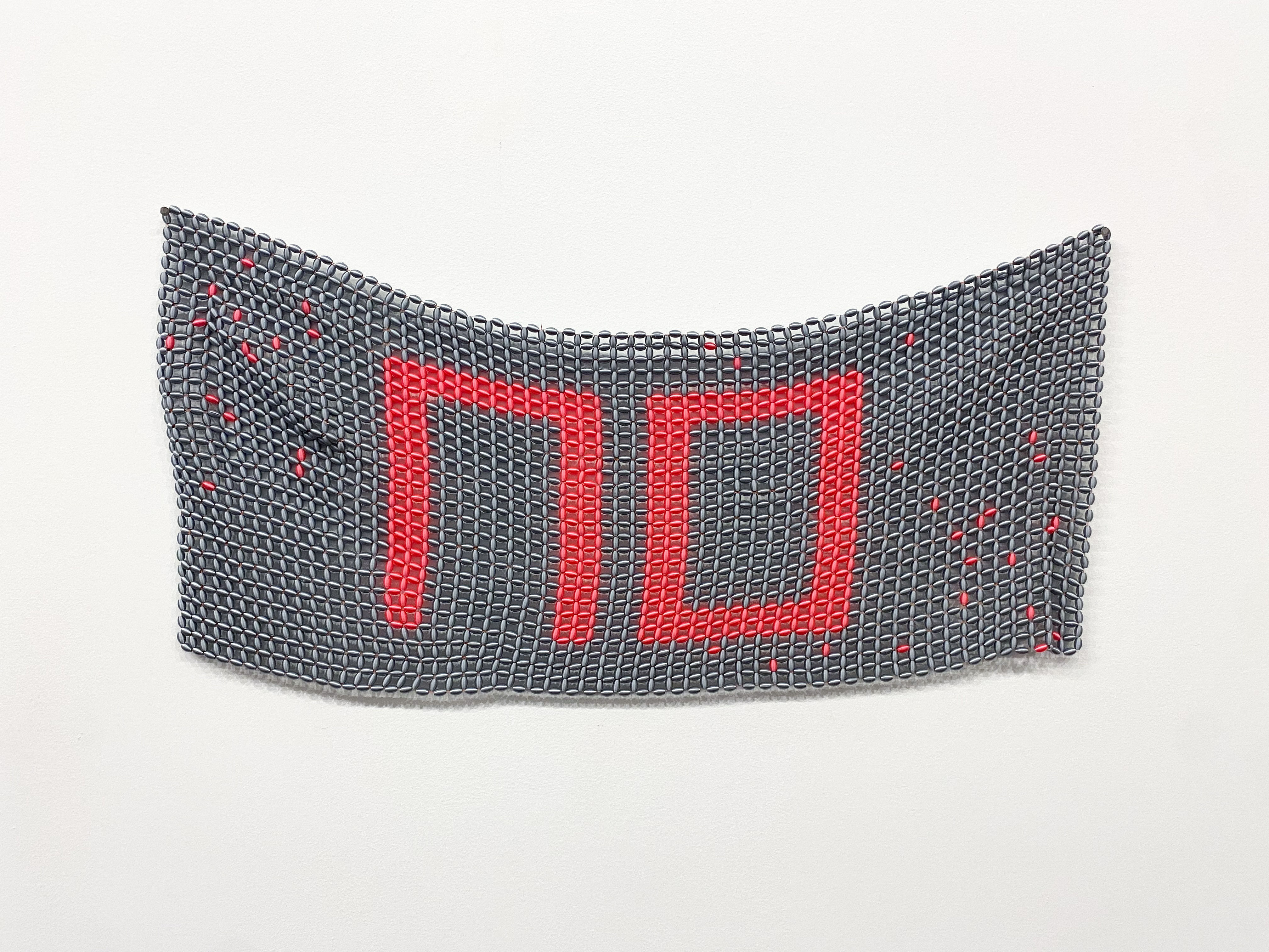 Alex McClay Let Me Say, 2023 3D Printed Beads, Waxed Linen Thread