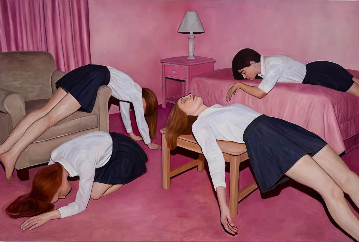 Is It Too Much To Say I Want It Back, 2025, Oil on Canvas, 101.6 &times; 152.4 cm &copy; Tallulah Dirnfeld