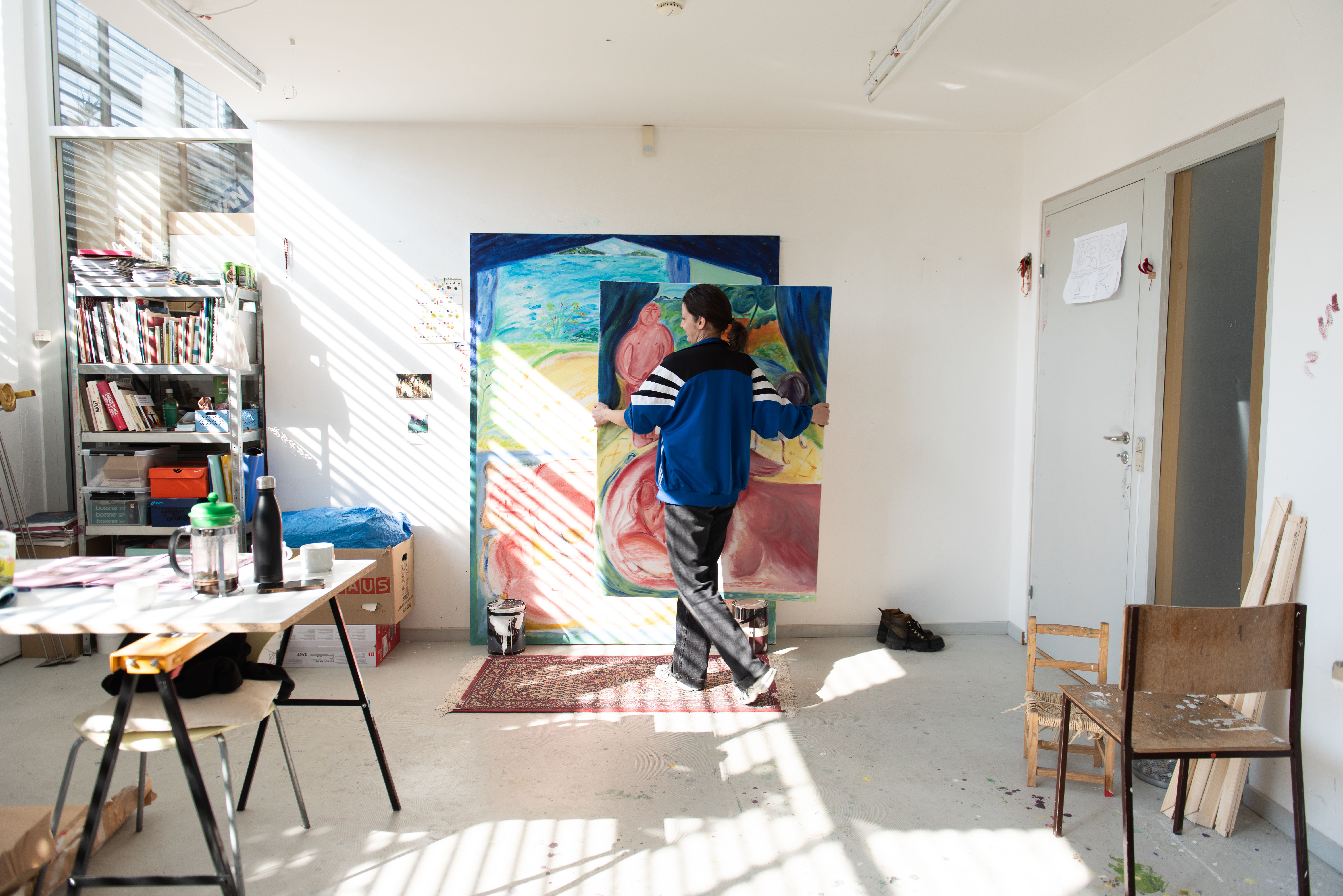 Coline Marotta, Brigade Gallery, Studio view, Photos by Benedikte Kj&aelig;rulff