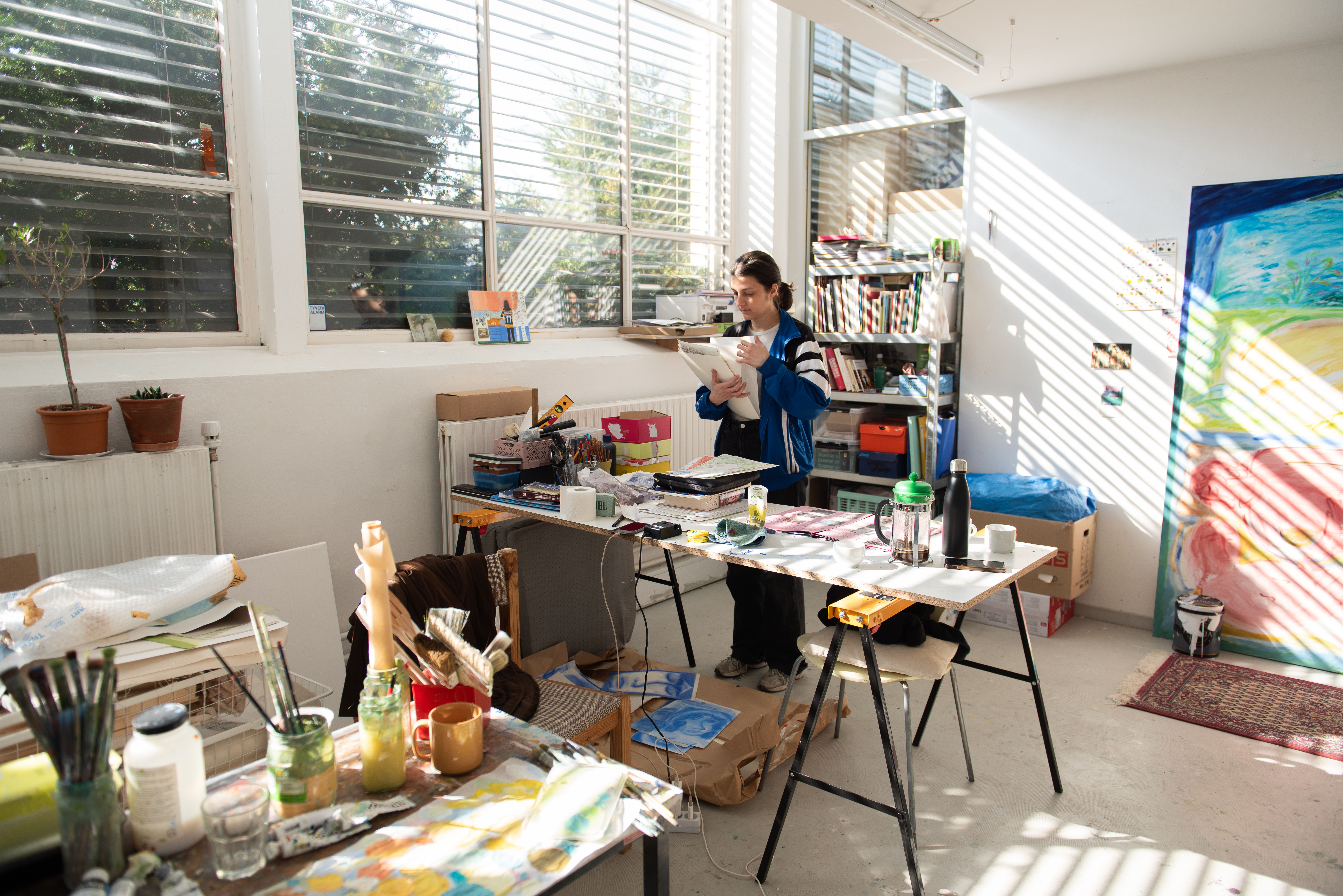 Coline Marotta, Brigade Gallery, Studio view, Photos by Benedikte Kj&aelig;rulff