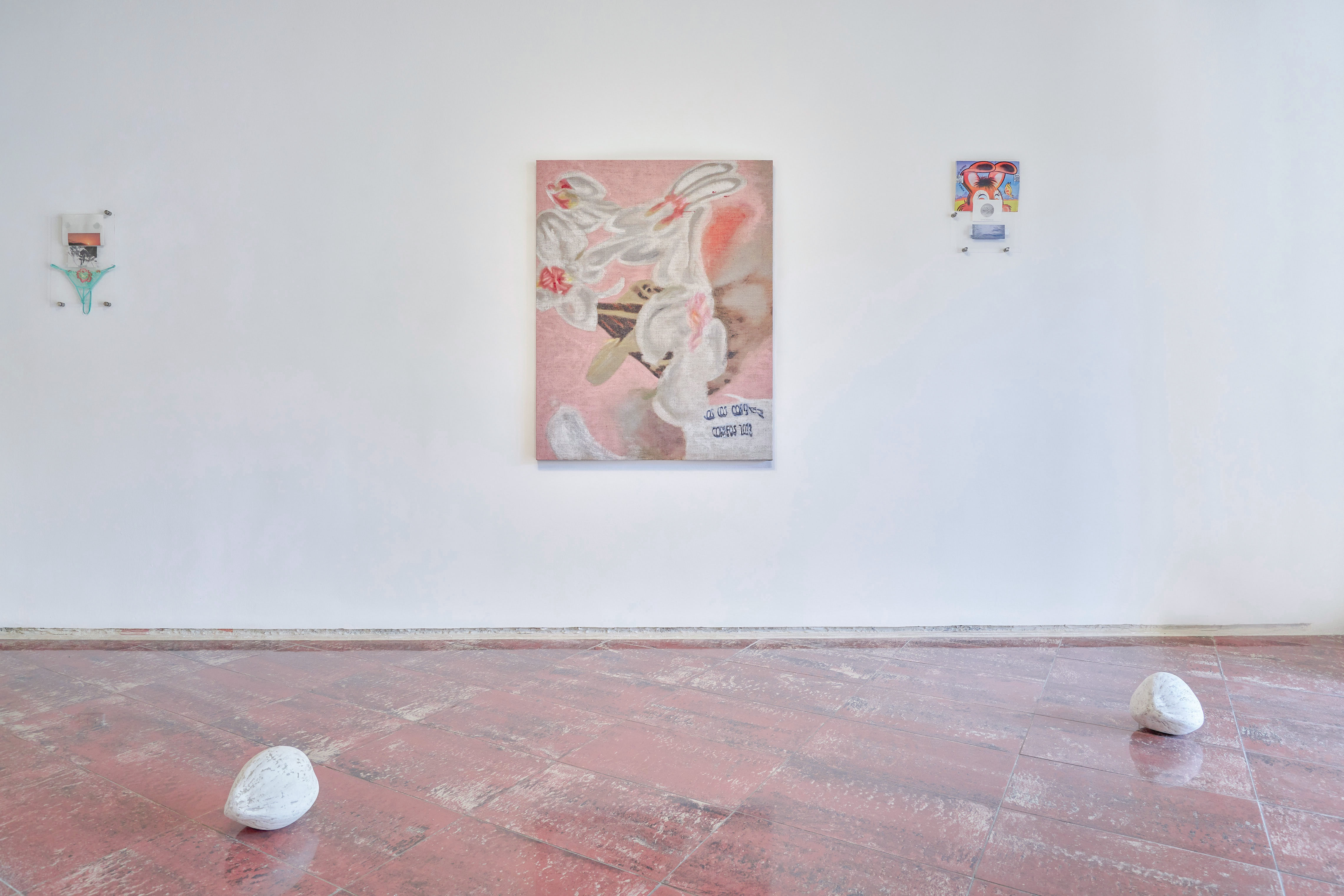 Installations shot from Landscape is a Verb by Amanda Lyd&eacute;rt and Frederik Nystrup-Larsen shown by Brigade Gallery and Servando Gallery