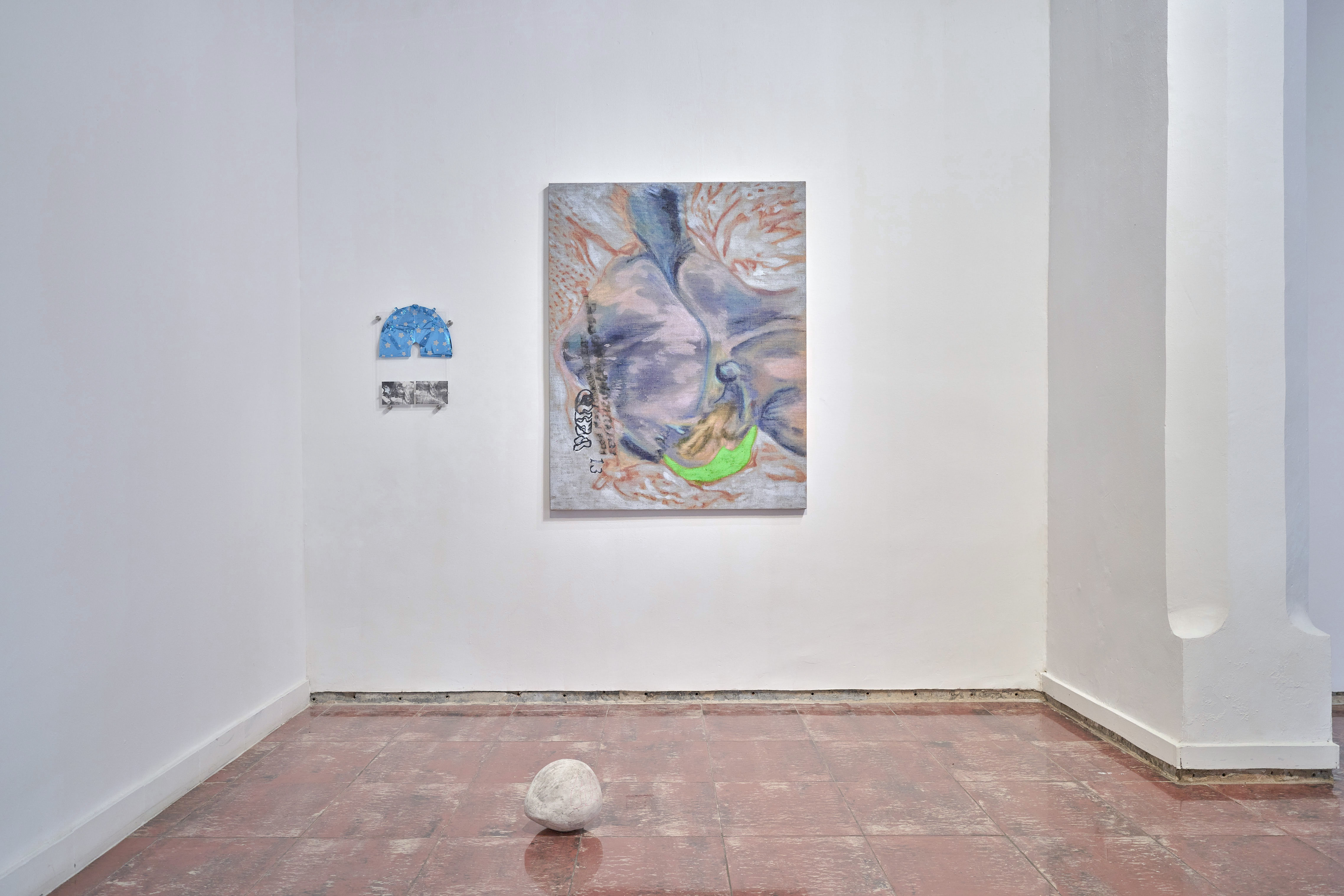 Installations shot from Landscape is a Verb by Amanda Lyd&eacute;rt and Frederik Nystrup-Larsen shown by Brigade Gallery and Servando Gallery