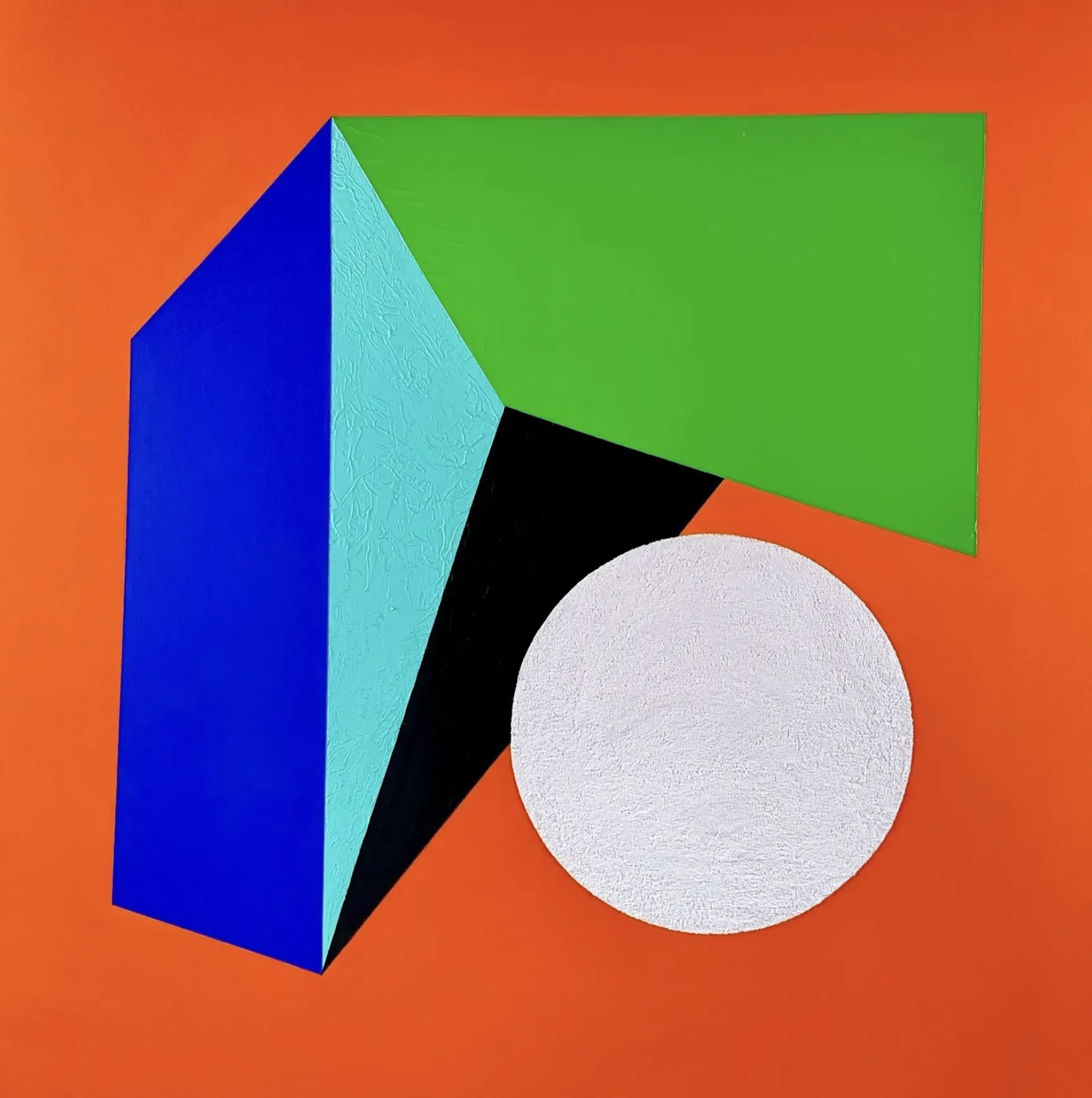 Eilena Braye, Binding, 90 x 90 cm, acrylic and mixed media on canvas, 2025 – abstract artwork exploring connection and interaction Eilena Braye, Binding, 90 x 90 cm, acrylic and mixed media on canvas, 2025 – abstract artwork exploring connection and interaction Eilena Braye France, b. 1988 Binding, 2025 Acrylic and mixed media on canvas 90 x 90 cm