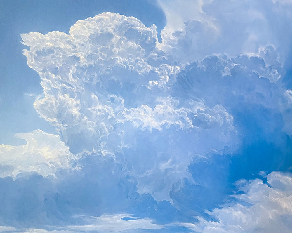 Rachel English Cloudscape painting