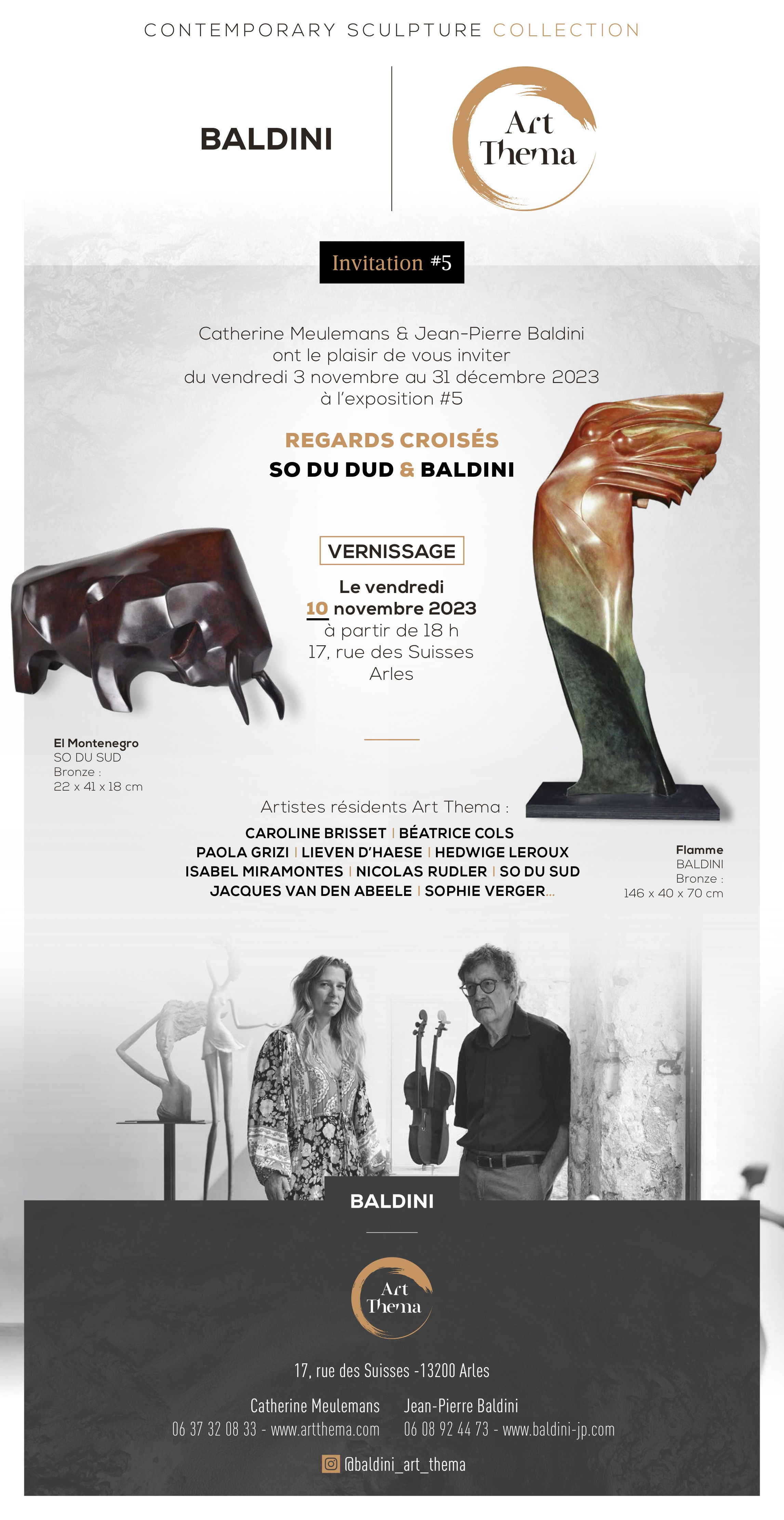 baldini, art thema, arles, gallery, sculpture, art, galerie